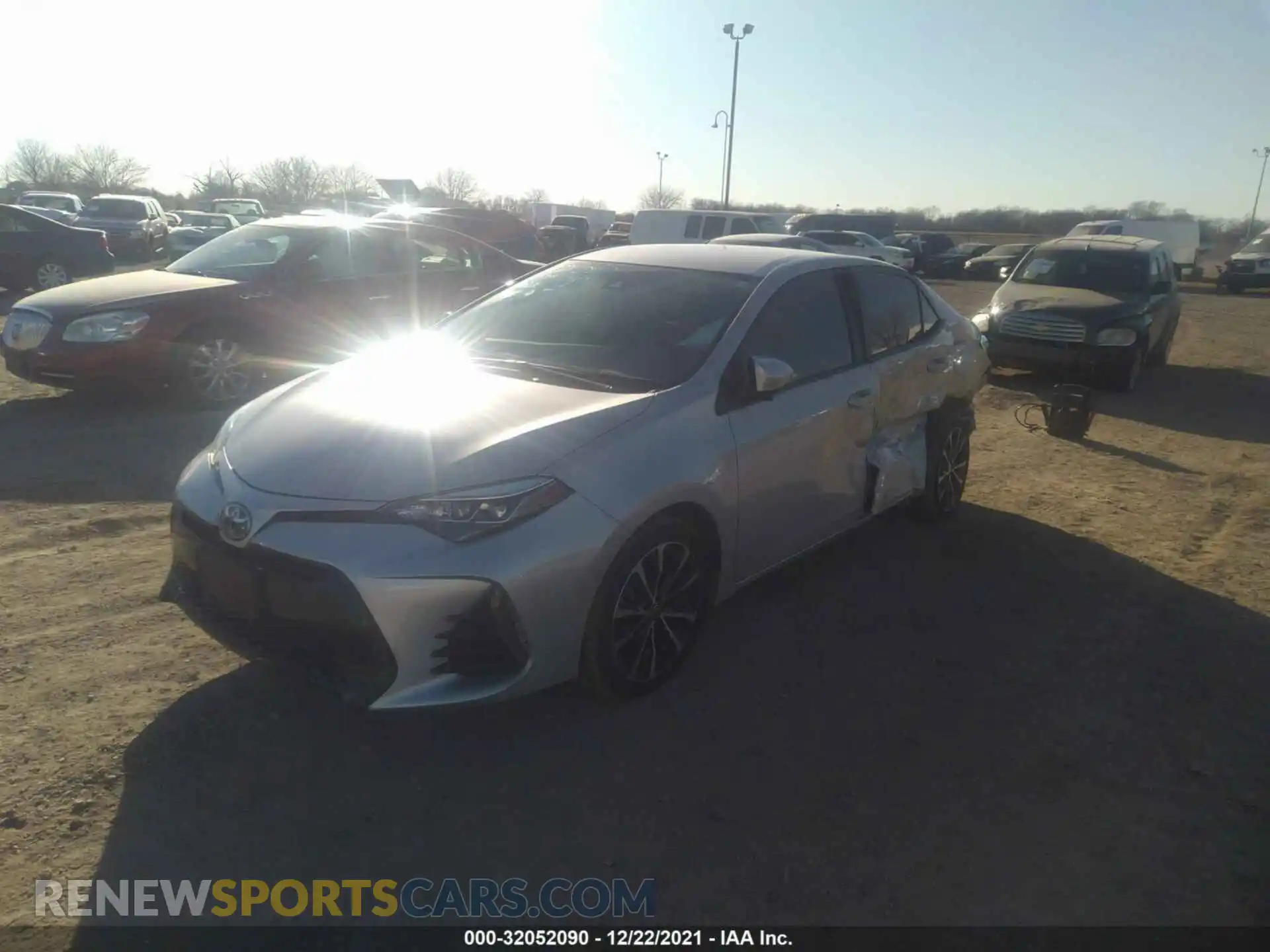 2 Photograph of a damaged car 2T1BURHEXKC169694 TOYOTA COROLLA 2019