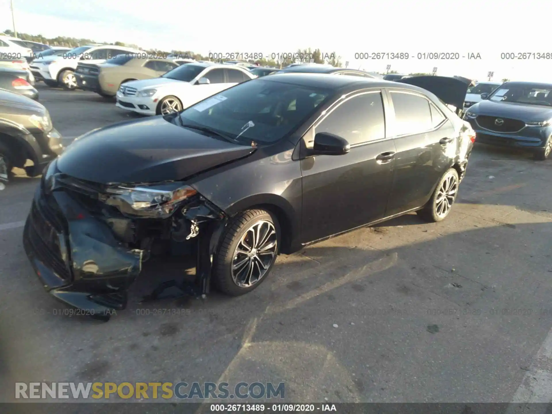2 Photograph of a damaged car 2T1BURHEXKC169789 TOYOTA COROLLA 2019