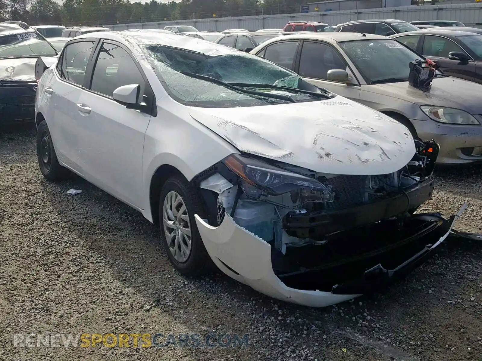1 Photograph of a damaged car 2T1BURHEXKC178444 TOYOTA COROLLA 2019
