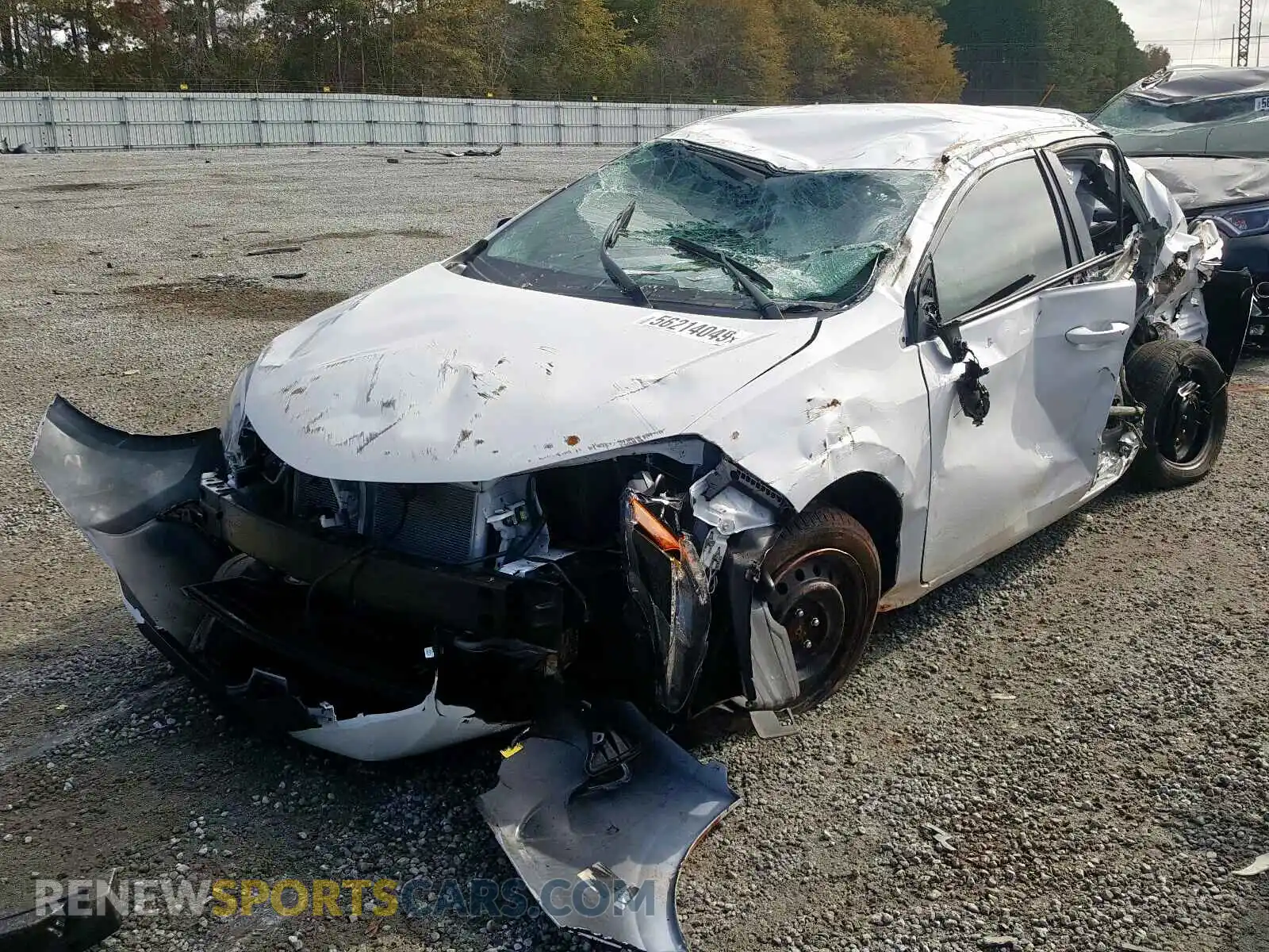 2 Photograph of a damaged car 2T1BURHEXKC178444 TOYOTA COROLLA 2019