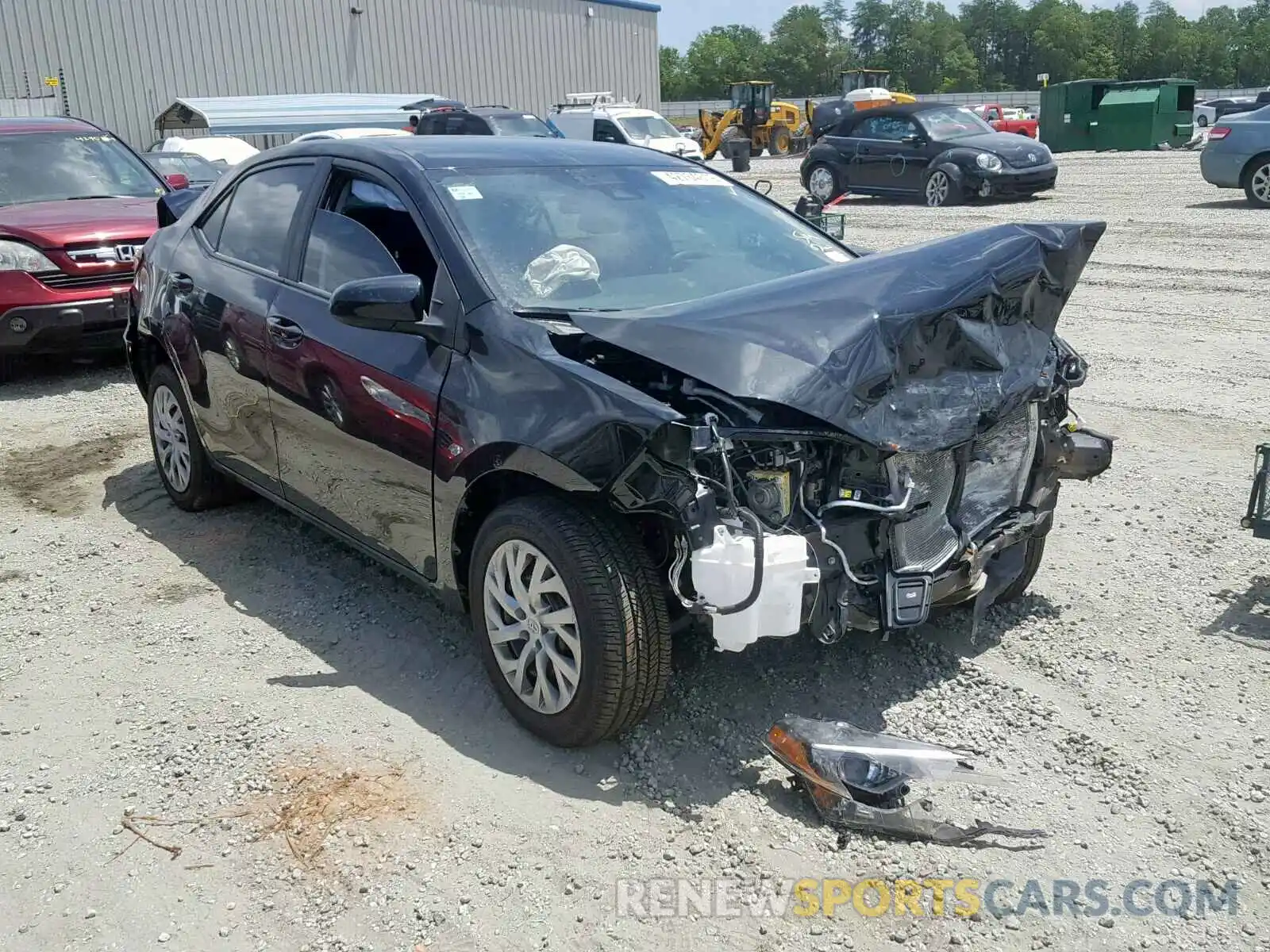 1 Photograph of a damaged car 2T1BURHEXKC178668 TOYOTA COROLLA 2019