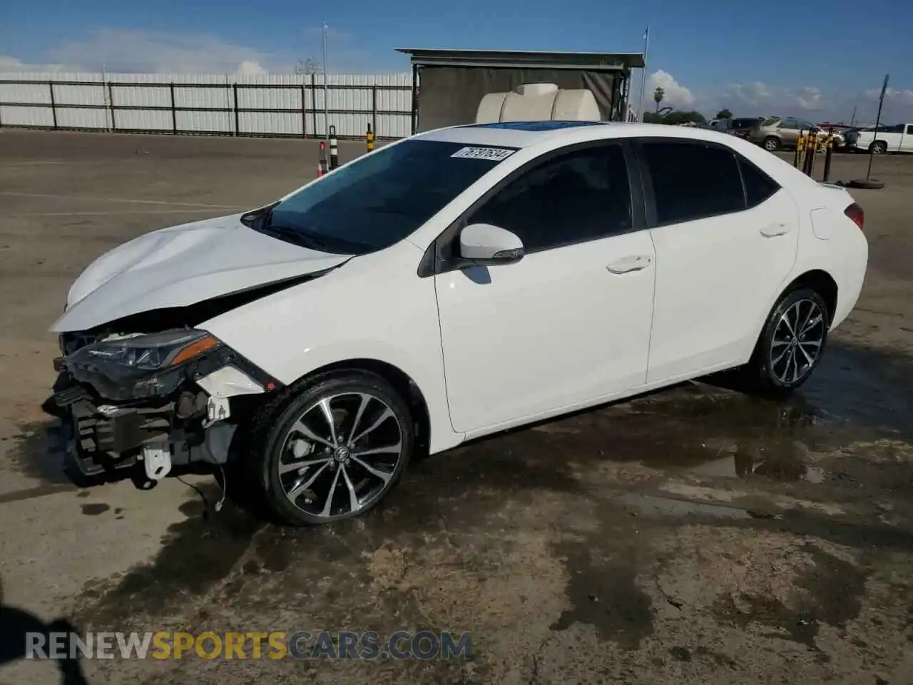 1 Photograph of a damaged car 2T1BURHEXKC179061 TOYOTA COROLLA 2019