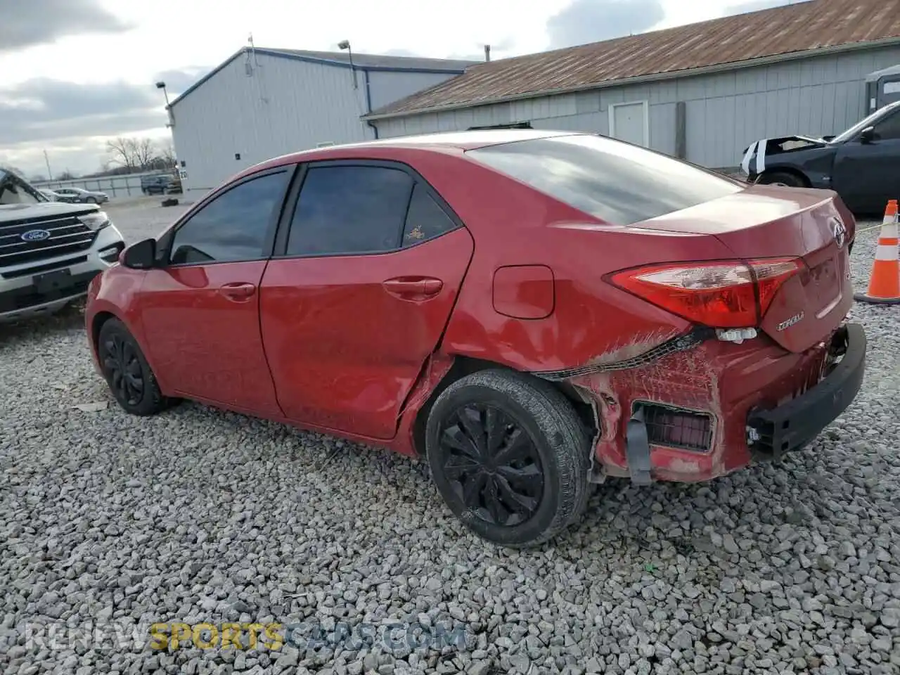 2 Photograph of a damaged car 2T1BURHEXKC179688 TOYOTA COROLLA 2019