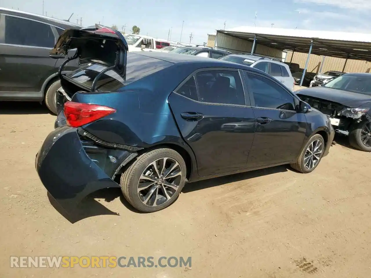 3 Photograph of a damaged car 2T1BURHEXKC180839 TOYOTA COROLLA 2019