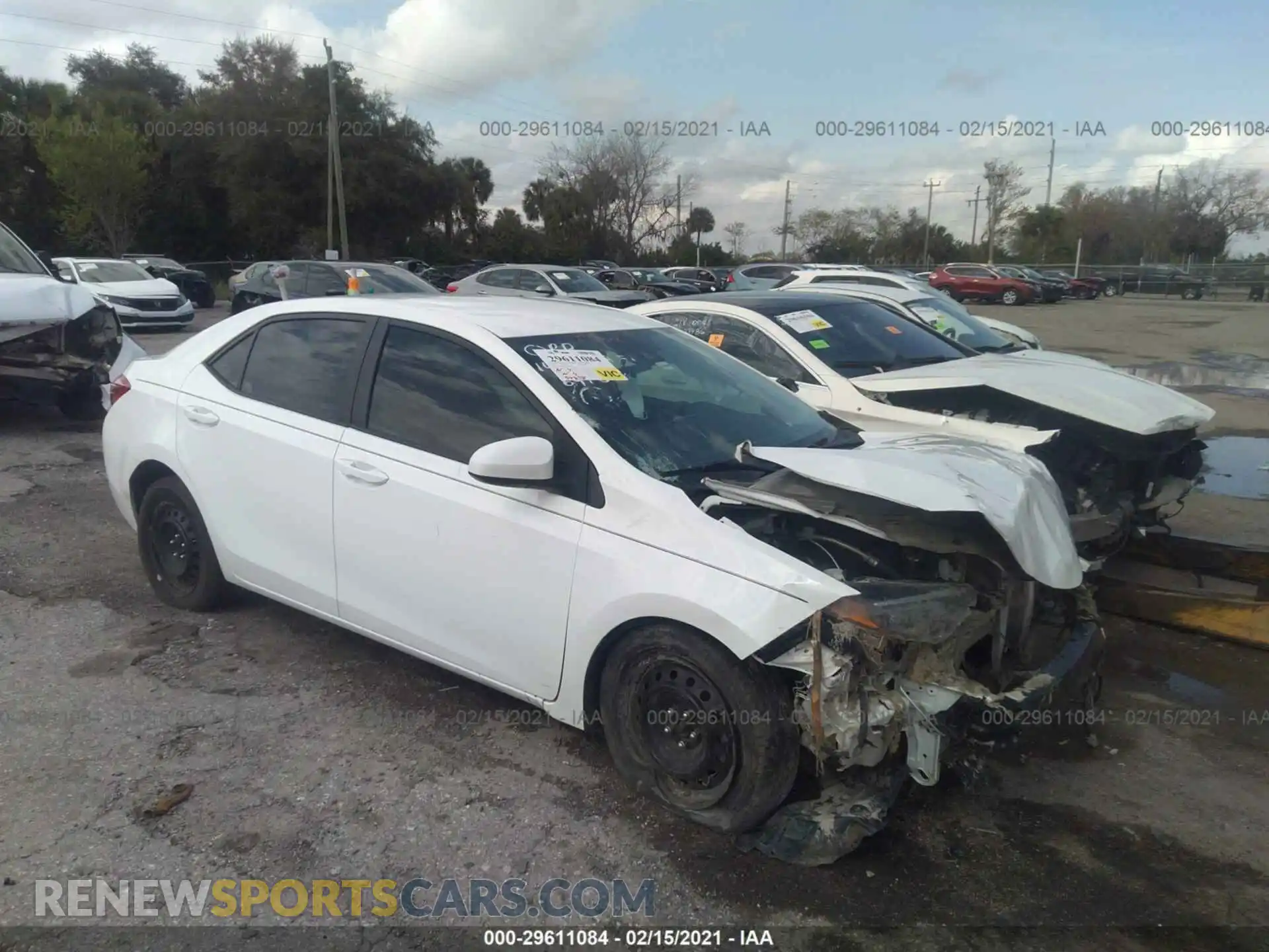 1 fotografías del automóvil dañado 2T1BURHEXKC182879 TOYOTA COROLLA 2019
