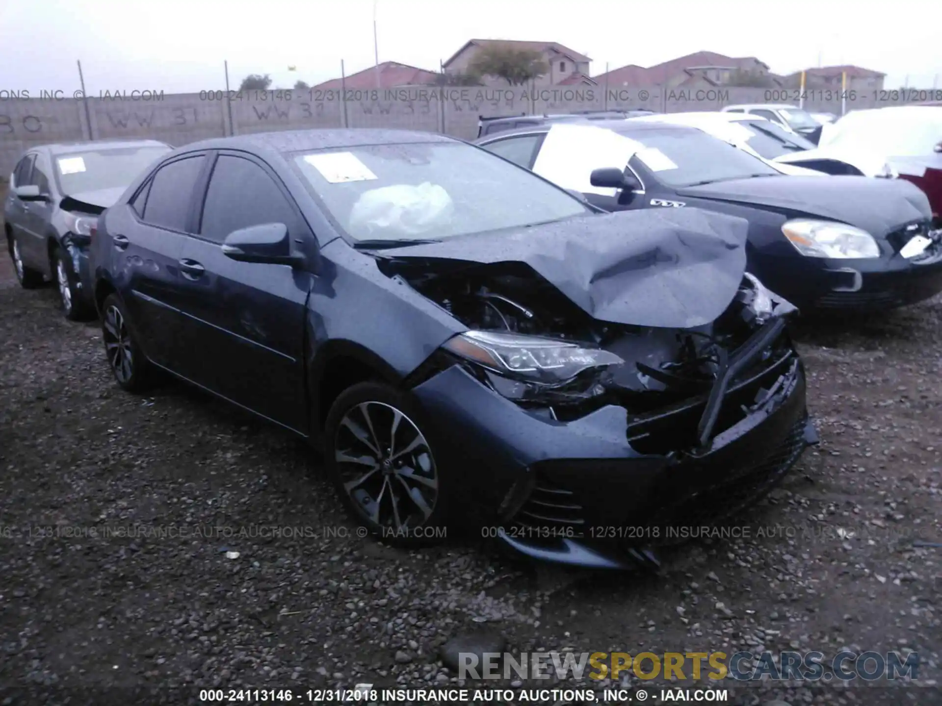 1 Photograph of a damaged car 2T1BURHEXKC183756 TOYOTA COROLLA 2019