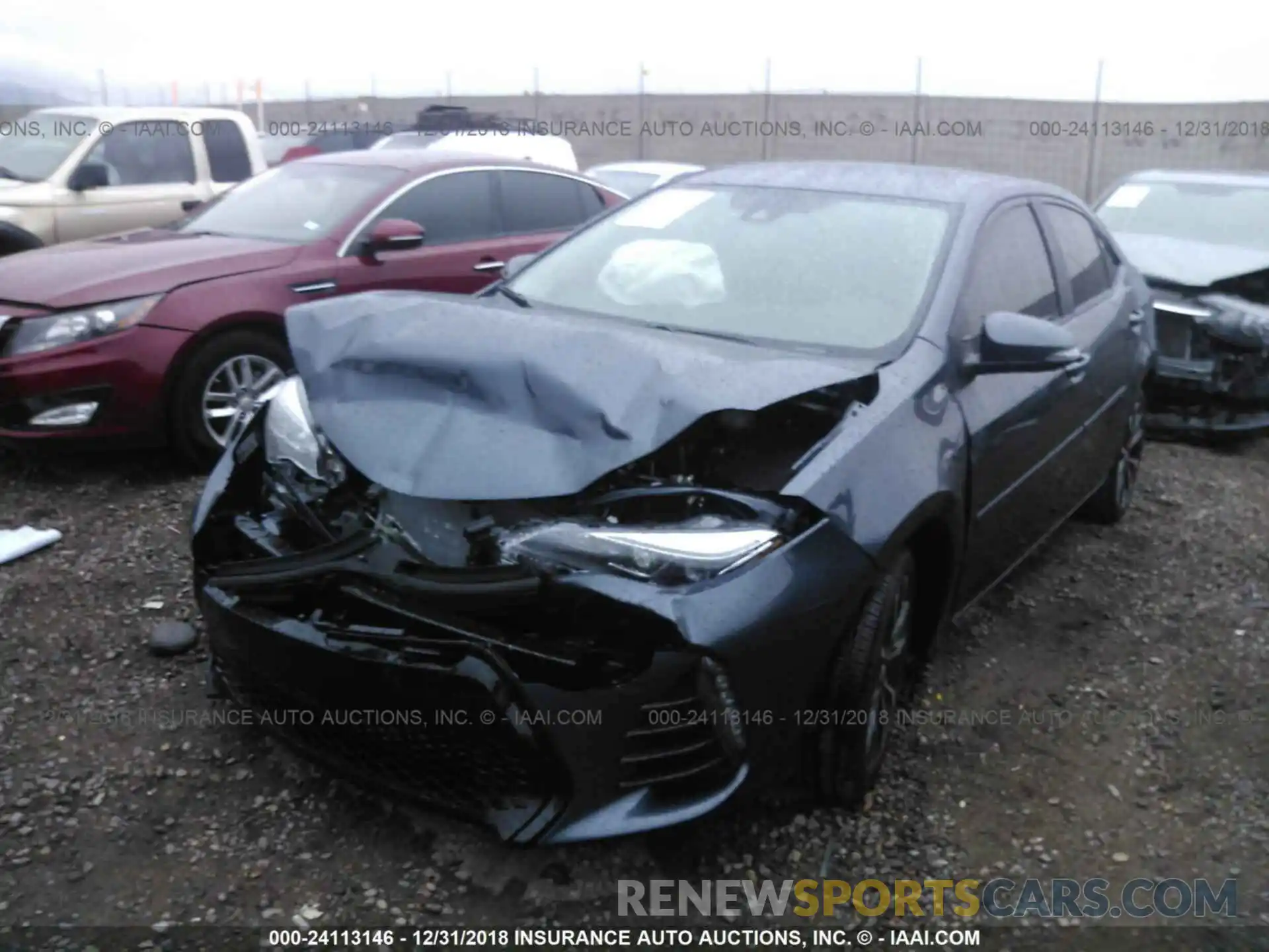 2 Photograph of a damaged car 2T1BURHEXKC183756 TOYOTA COROLLA 2019