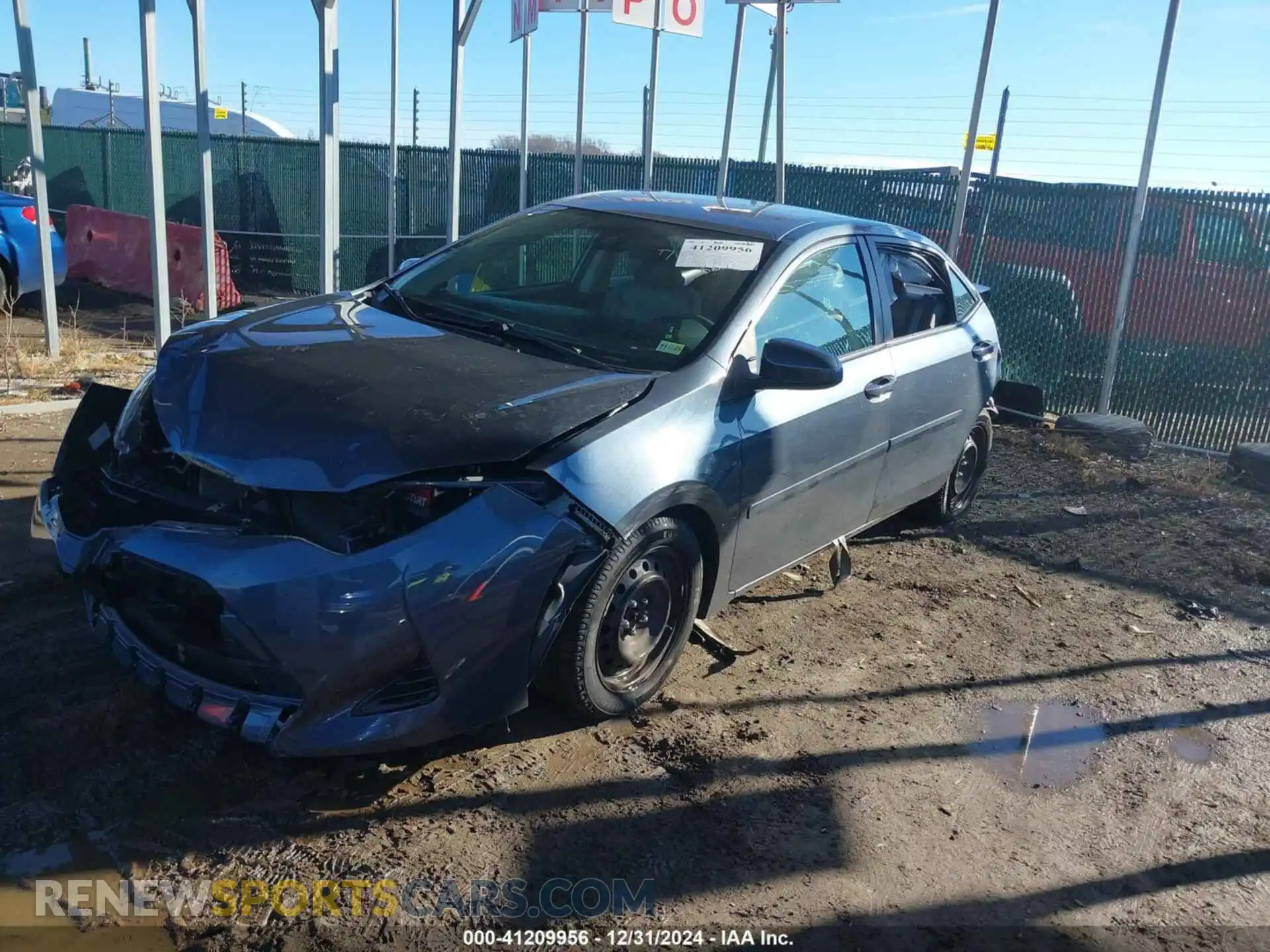2 Photograph of a damaged car 2T1BURHEXKC185667 TOYOTA COROLLA 2019