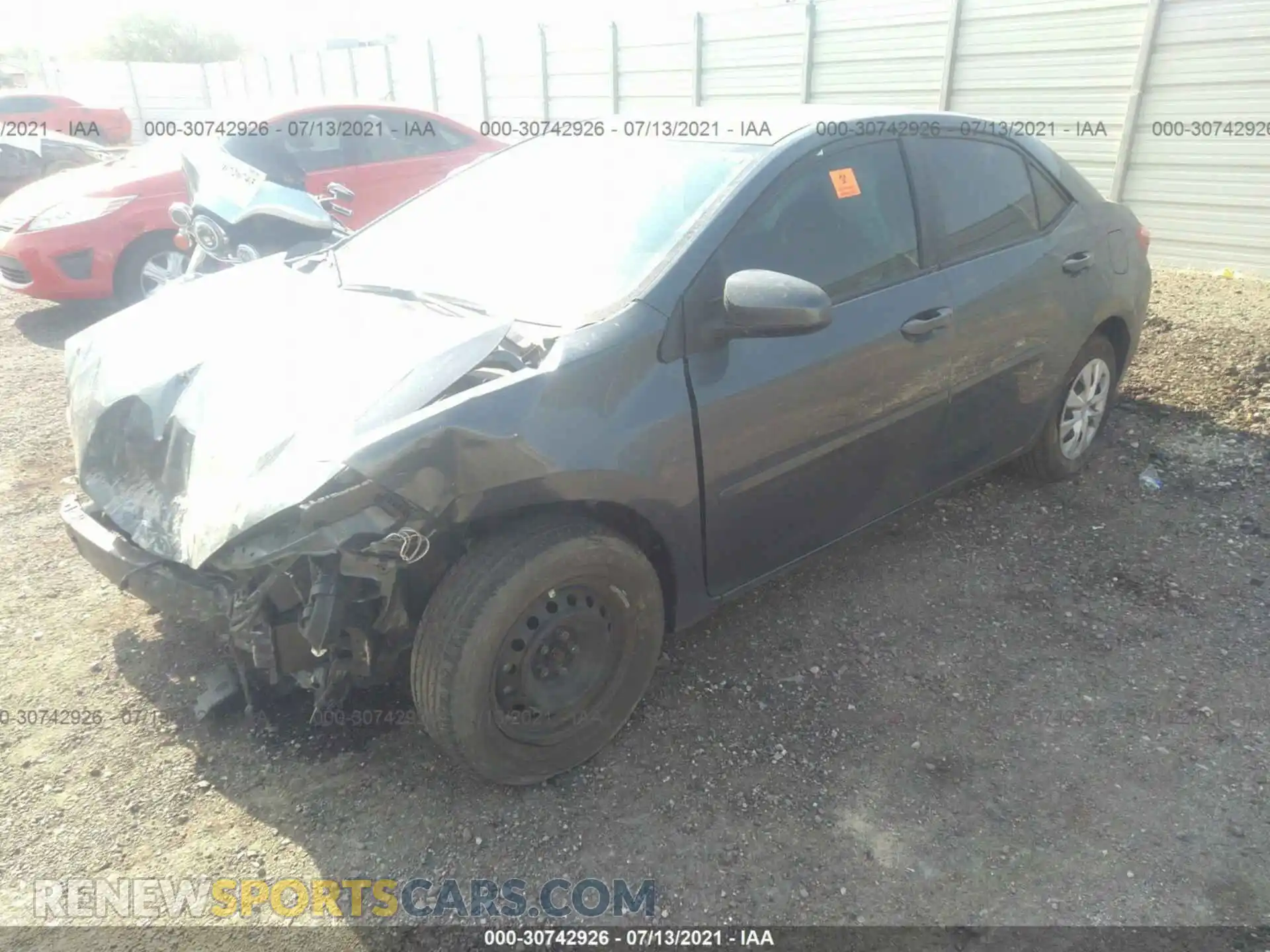 2 Photograph of a damaged car 2T1BURHEXKC188438 TOYOTA COROLLA 2019