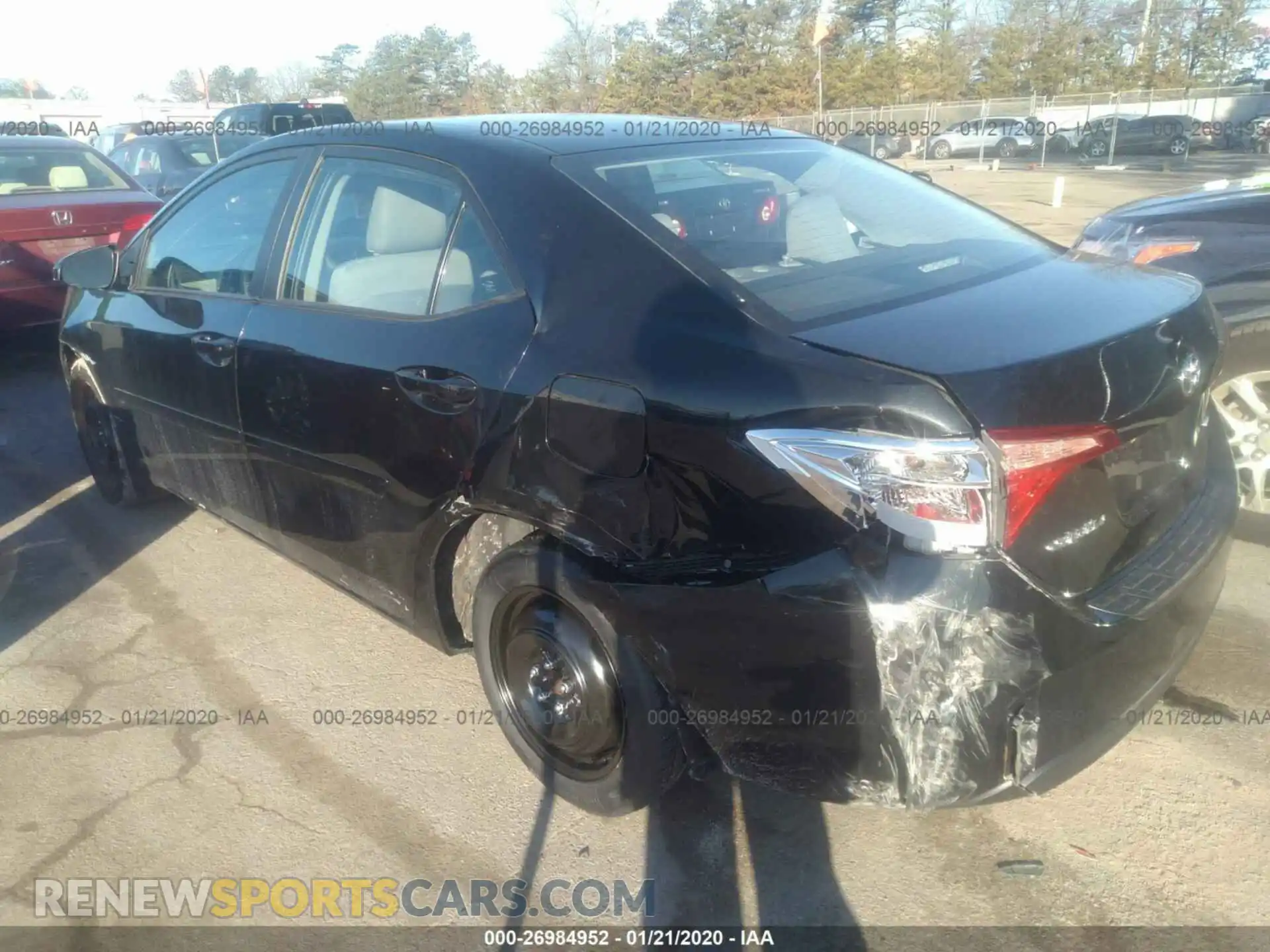 3 Photograph of a damaged car 2T1BURHEXKC188486 TOYOTA COROLLA 2019