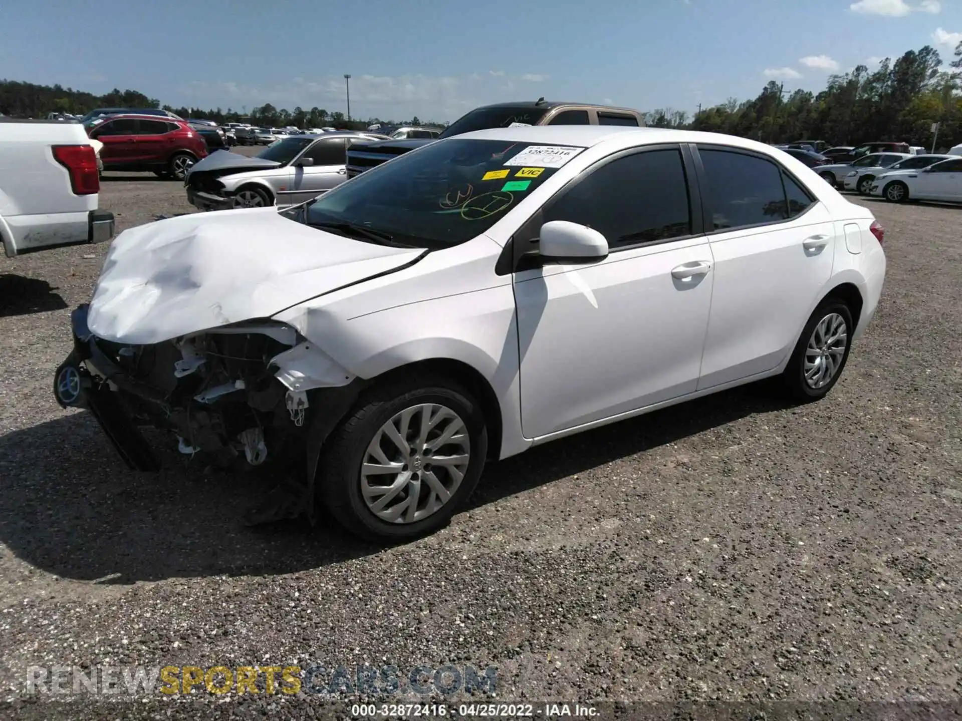 2 fotografías del automóvil dañado 2T1BURHEXKC189489 TOYOTA COROLLA 2019