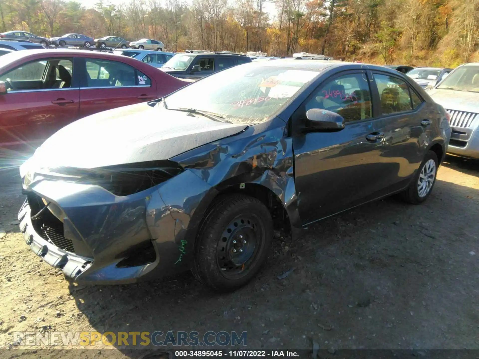 2 Photograph of a damaged car 2T1BURHEXKC190125 TOYOTA COROLLA 2019