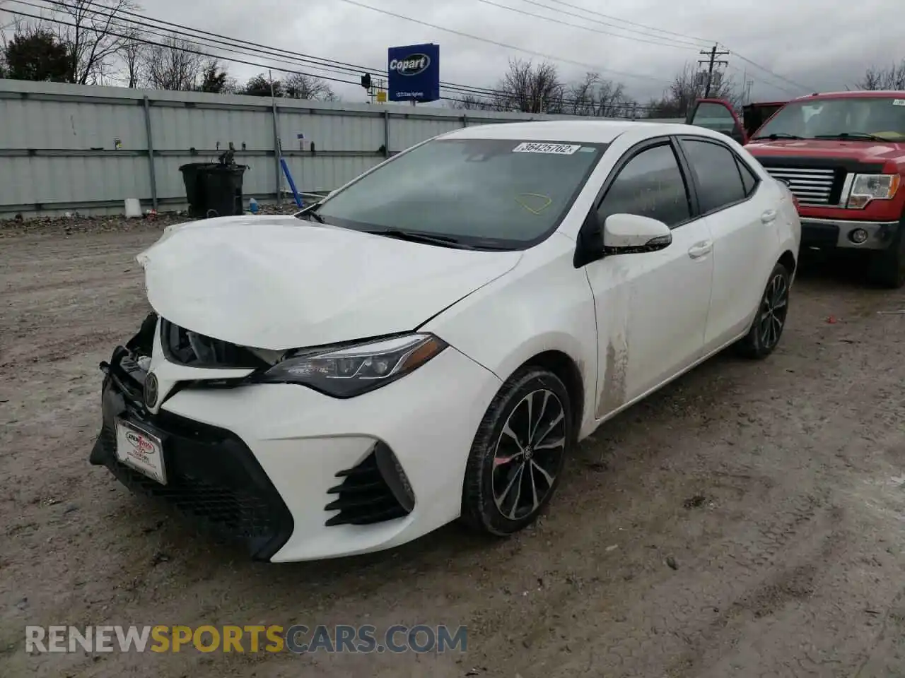 2 Photograph of a damaged car 2T1BURHEXKC191016 TOYOTA COROLLA 2019