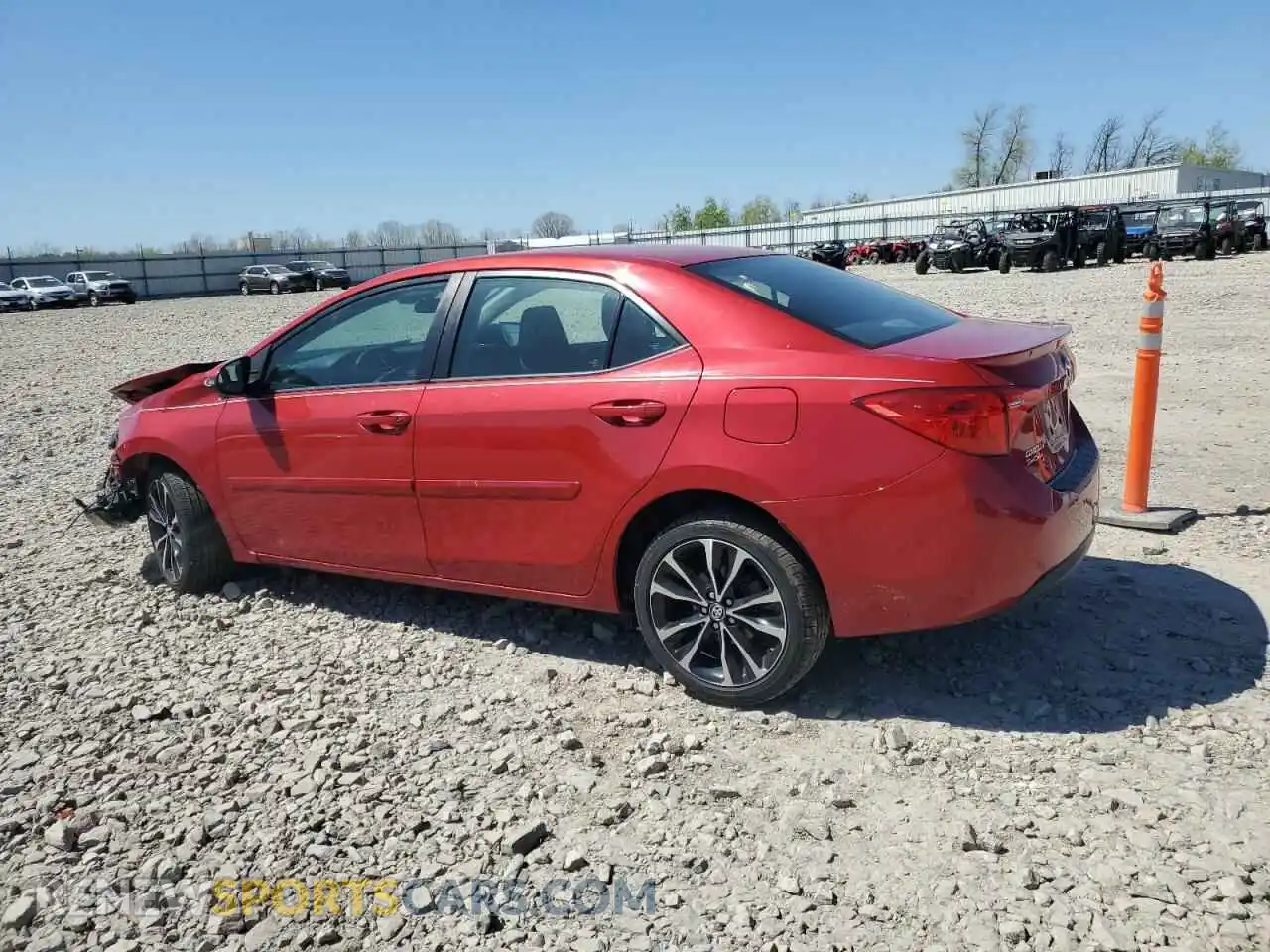 2 Photograph of a damaged car 2T1BURHEXKC191470 TOYOTA COROLLA 2019
