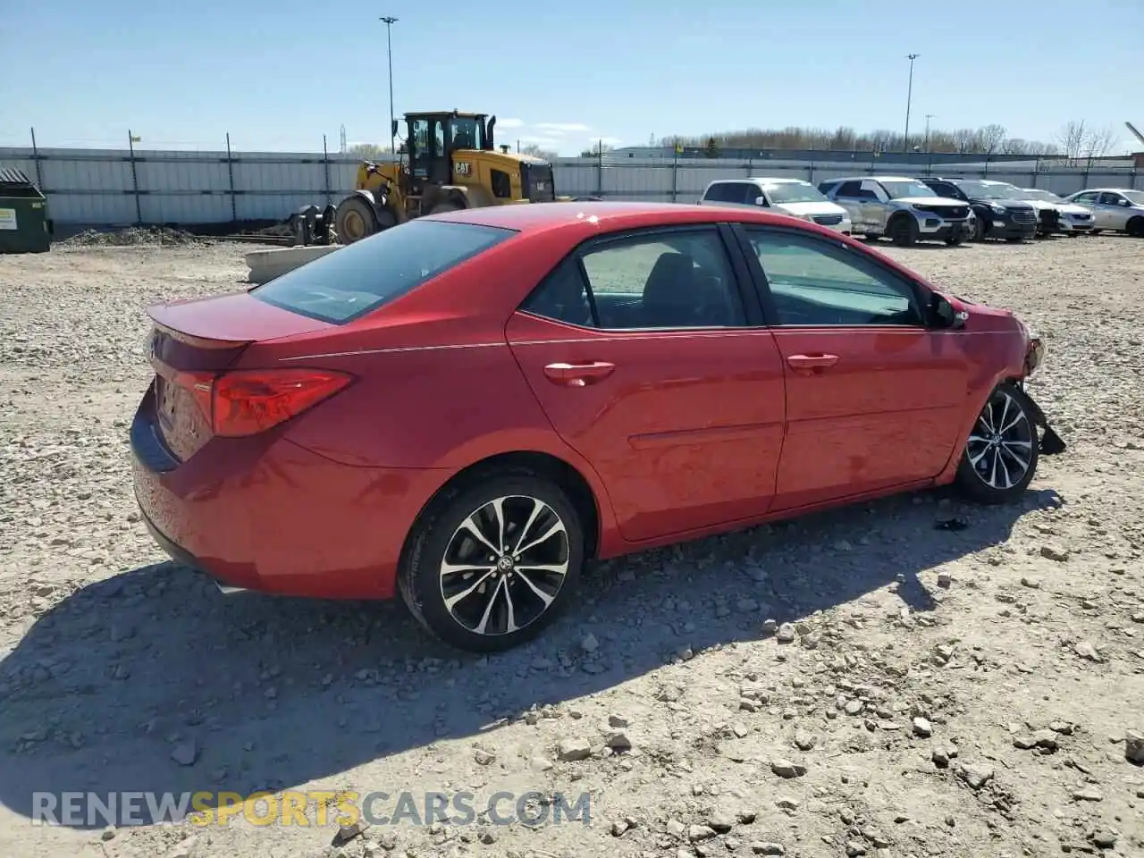 3 Photograph of a damaged car 2T1BURHEXKC191470 TOYOTA COROLLA 2019