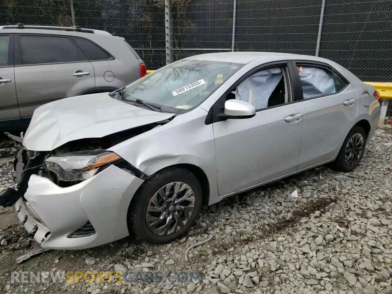 1 Photograph of a damaged car 2T1BURHEXKC194479 TOYOTA COROLLA 2019