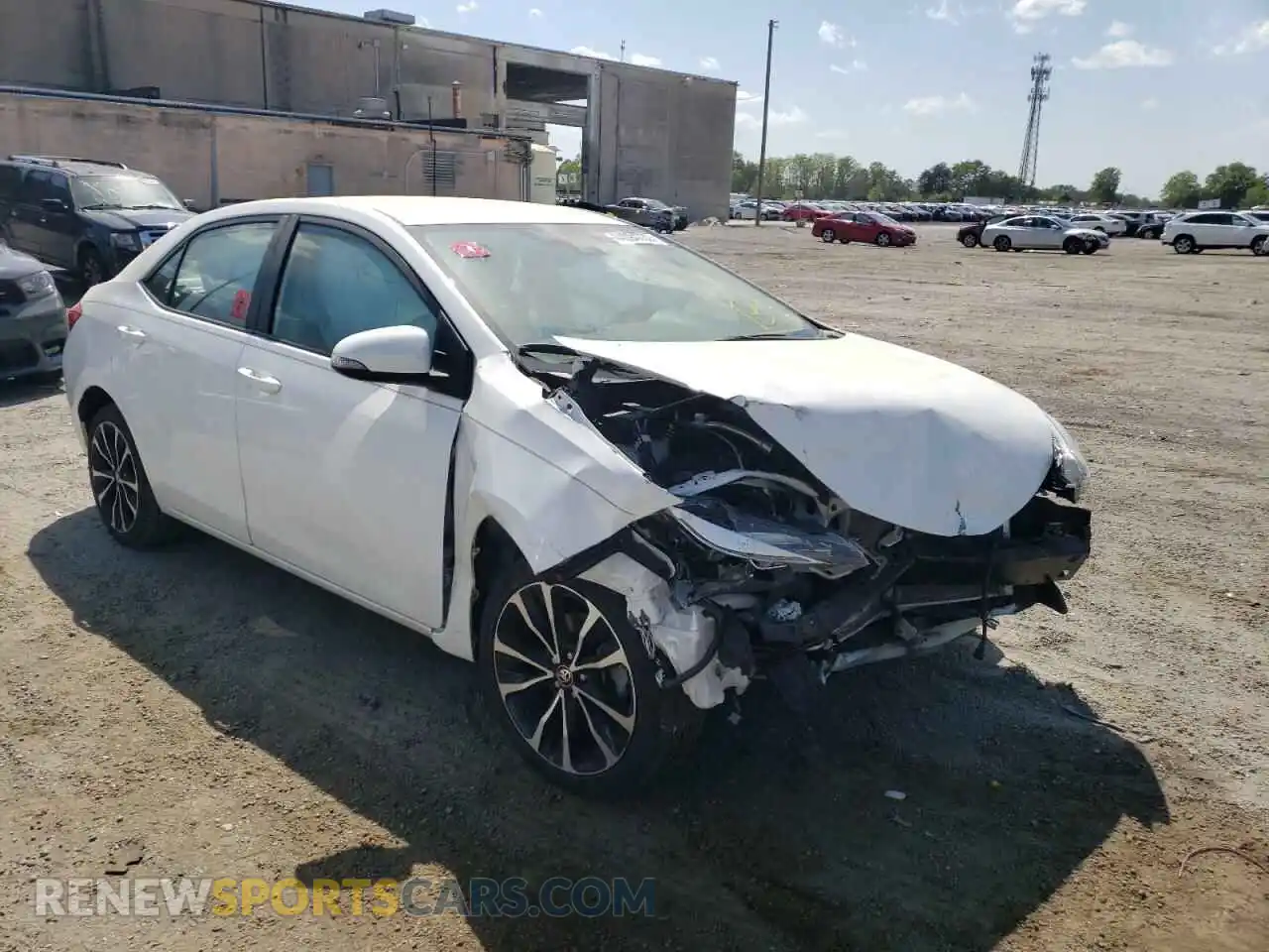 1 Photograph of a damaged car 2T1BURHEXKC196619 TOYOTA COROLLA 2019