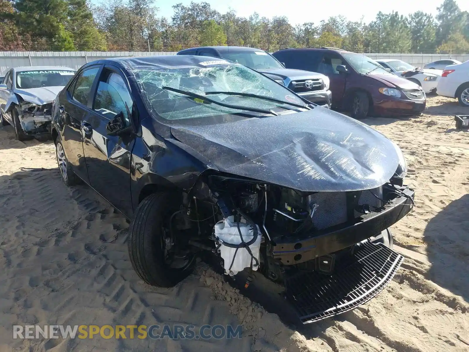 1 Photograph of a damaged car 2T1BURHEXKC196846 TOYOTA COROLLA 2019