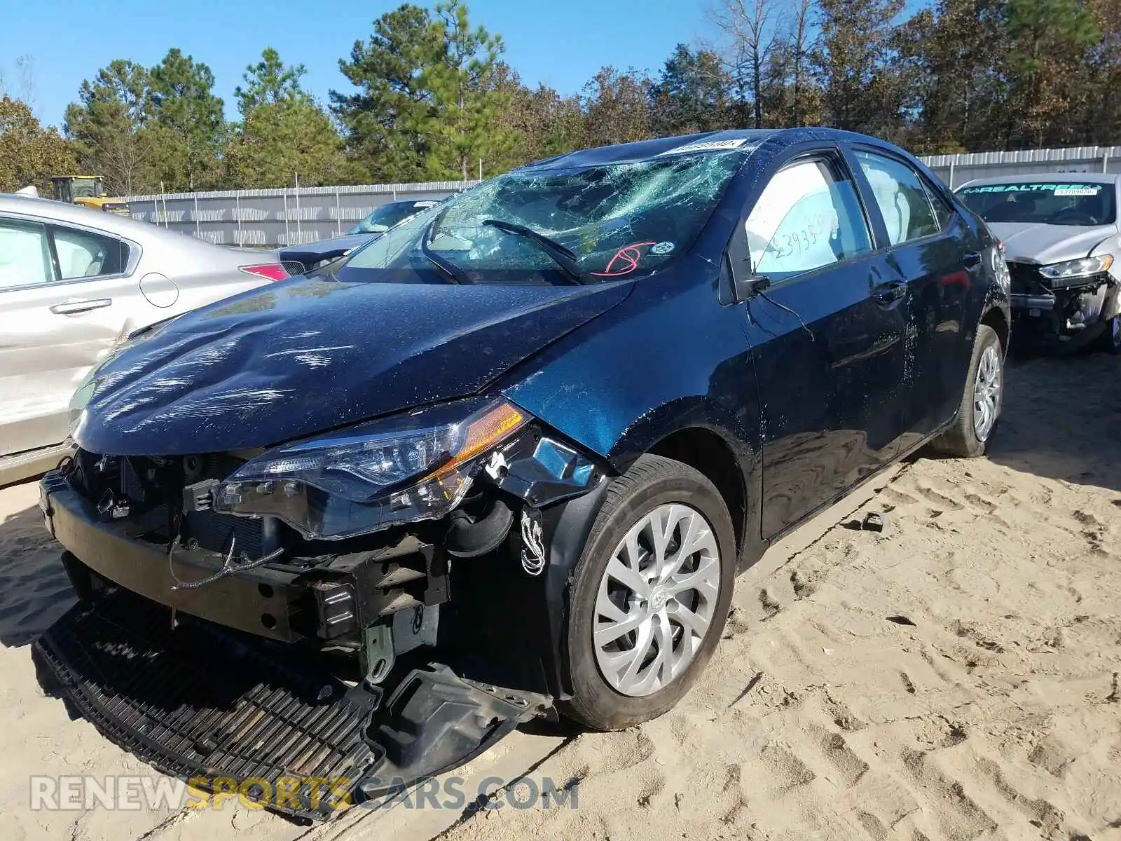 2 Photograph of a damaged car 2T1BURHEXKC196846 TOYOTA COROLLA 2019