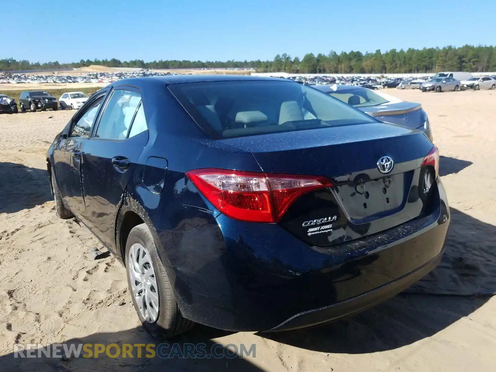 3 Photograph of a damaged car 2T1BURHEXKC196846 TOYOTA COROLLA 2019