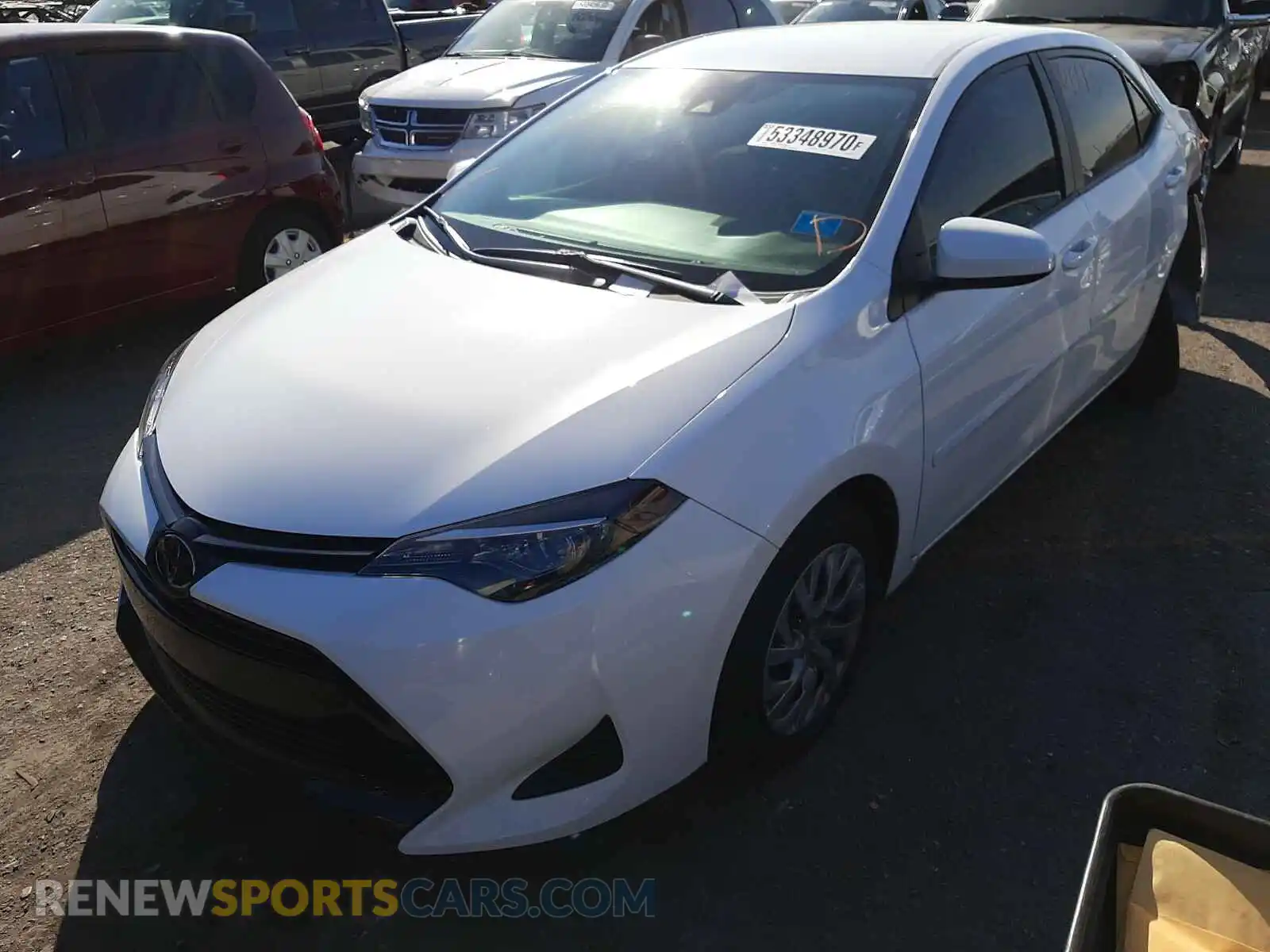 2 Photograph of a damaged car 2T1BURHEXKC201320 TOYOTA COROLLA 2019