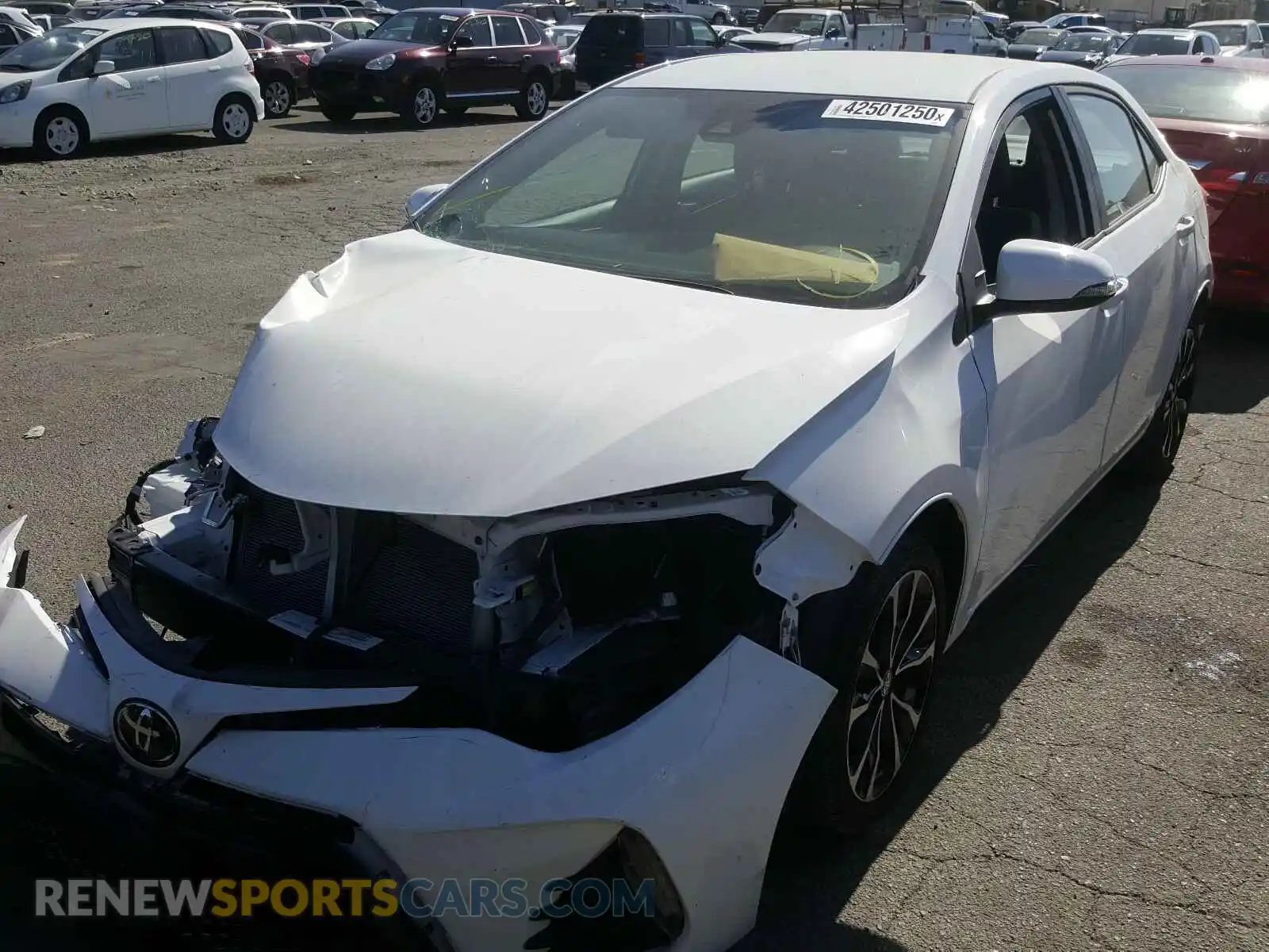 2 Photograph of a damaged car 2T1BURHEXKC201978 TOYOTA COROLLA 2019