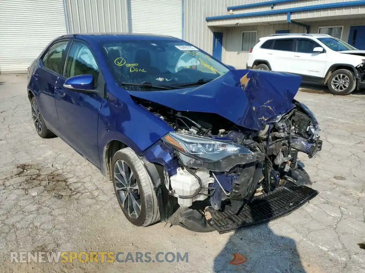 1 Photograph of a damaged car 2T1BURHEXKC203360 TOYOTA COROLLA 2019