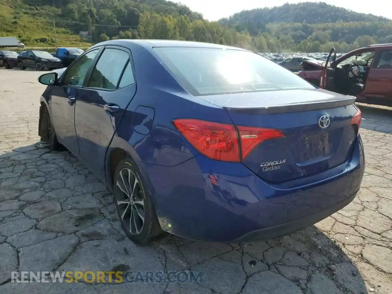 3 Photograph of a damaged car 2T1BURHEXKC203360 TOYOTA COROLLA 2019