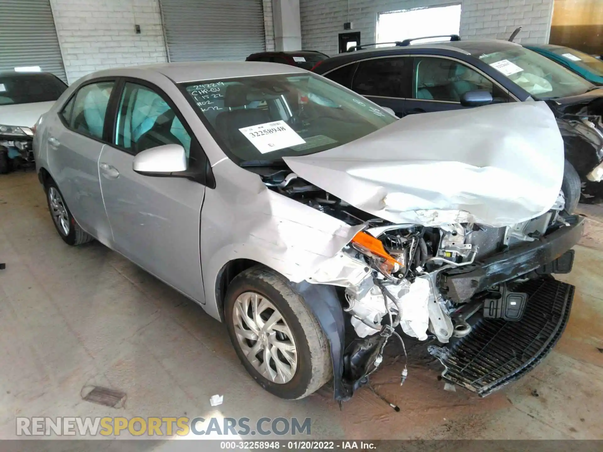 1 Photograph of a damaged car 2T1BURHEXKC203732 TOYOTA COROLLA 2019