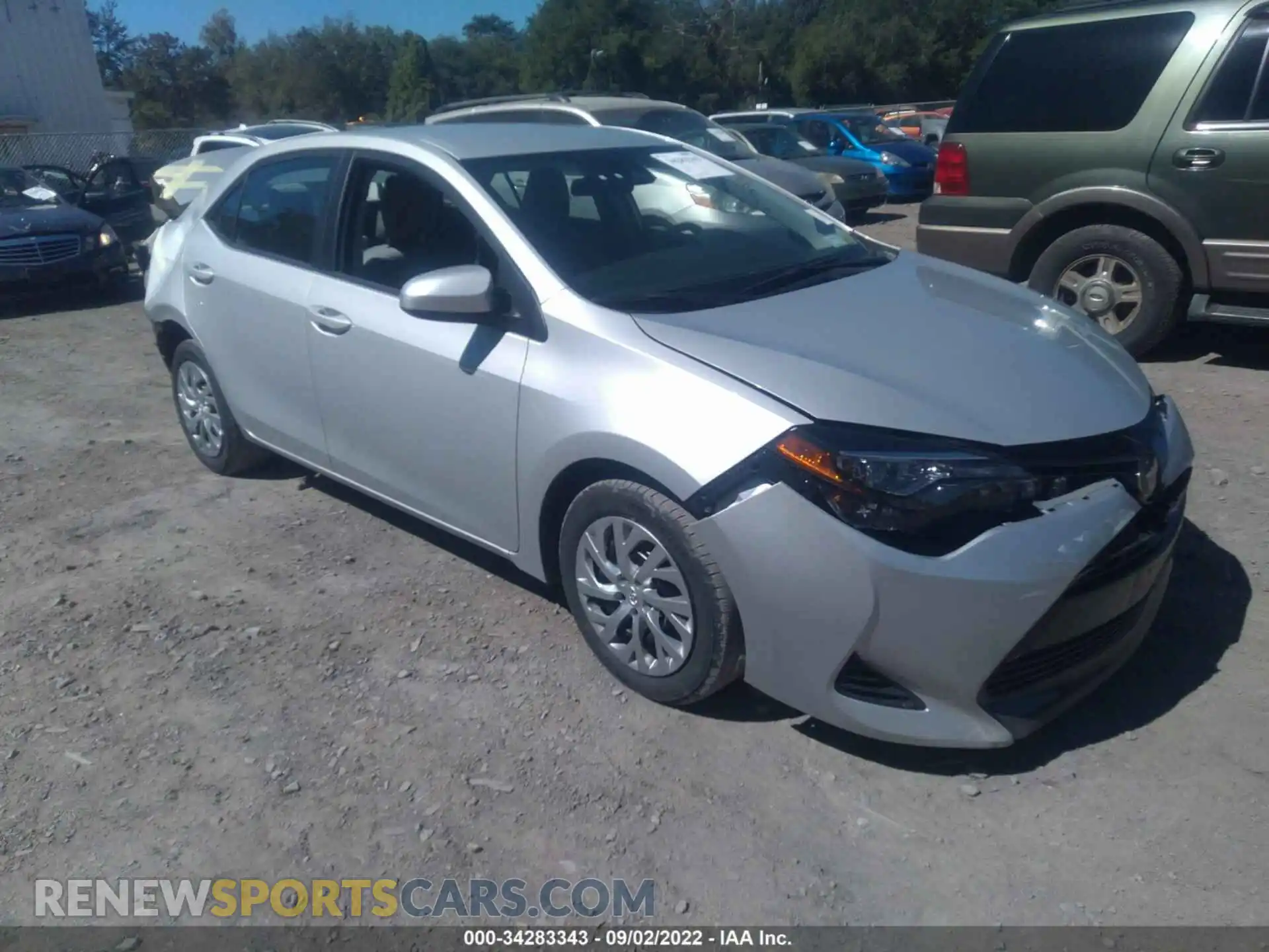1 Photograph of a damaged car 2T1BURHEXKC207568 TOYOTA COROLLA 2019