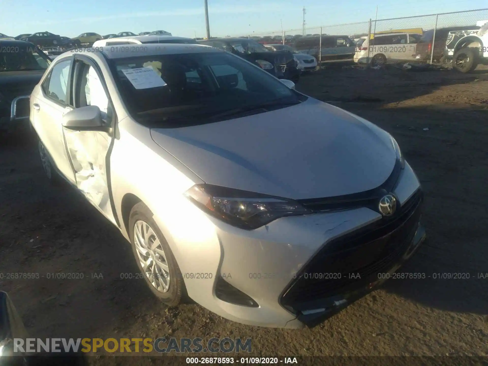 1 Photograph of a damaged car 2T1BURHEXKC208333 TOYOTA COROLLA 2019