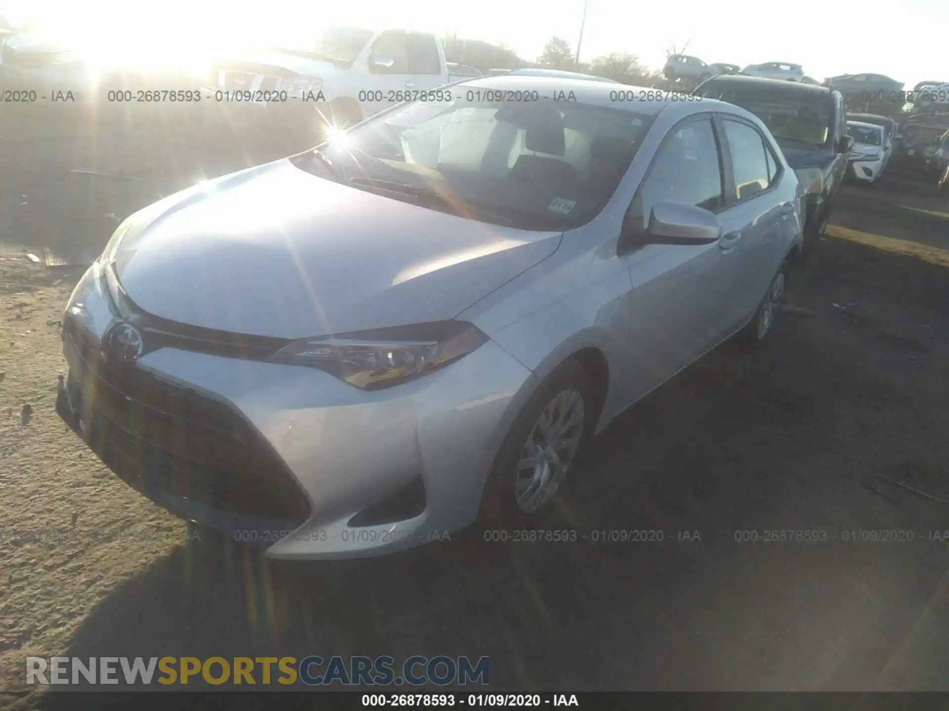 2 Photograph of a damaged car 2T1BURHEXKC208333 TOYOTA COROLLA 2019