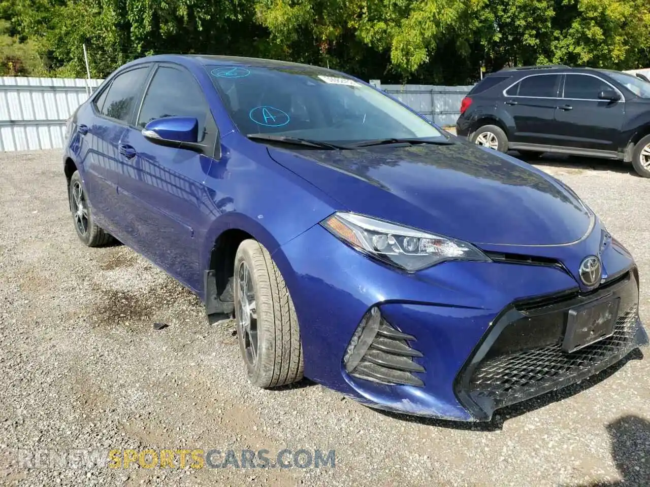 1 Photograph of a damaged car 2T1BURHEXKC209658 TOYOTA COROLLA 2019