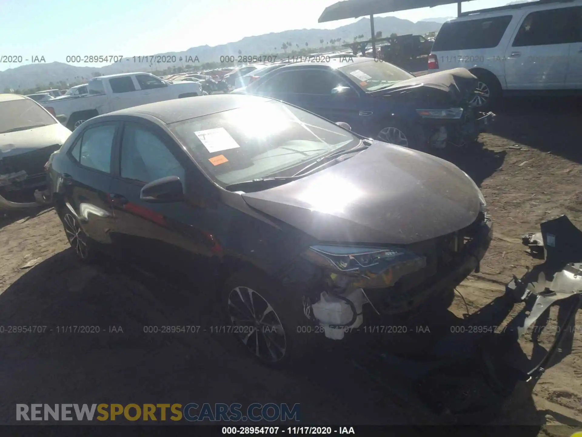 1 fotografías del automóvil dañado 2T1BURHEXKC209871 TOYOTA COROLLA 2019
