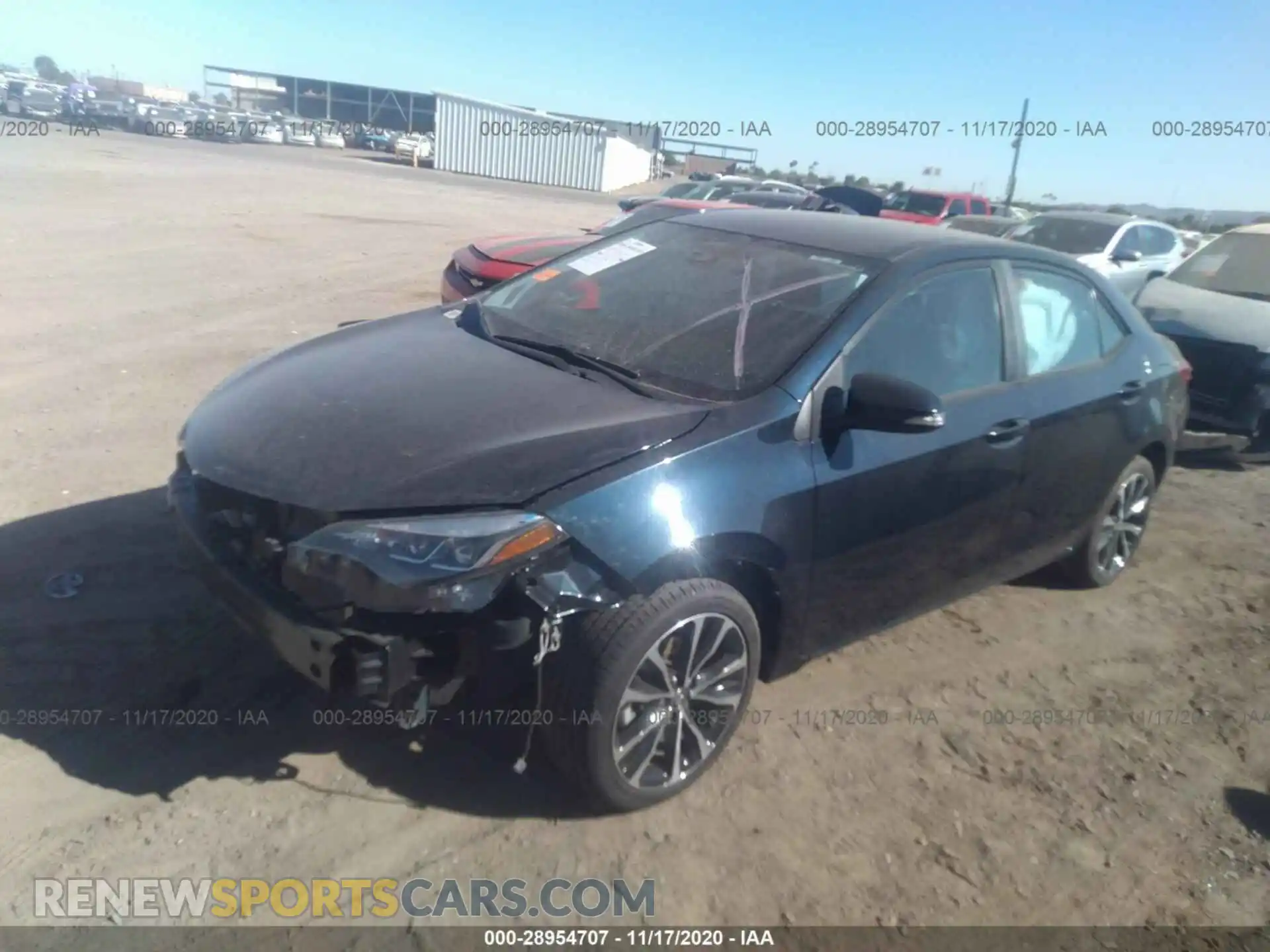 2 fotografías del automóvil dañado 2T1BURHEXKC209871 TOYOTA COROLLA 2019