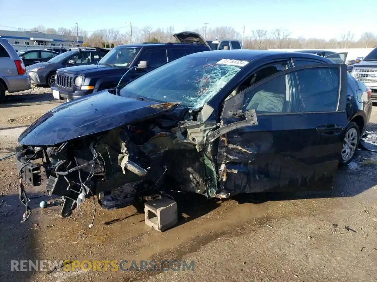 1 Photograph of a damaged car 2T1BURHEXKC210566 TOYOTA COROLLA 2019
