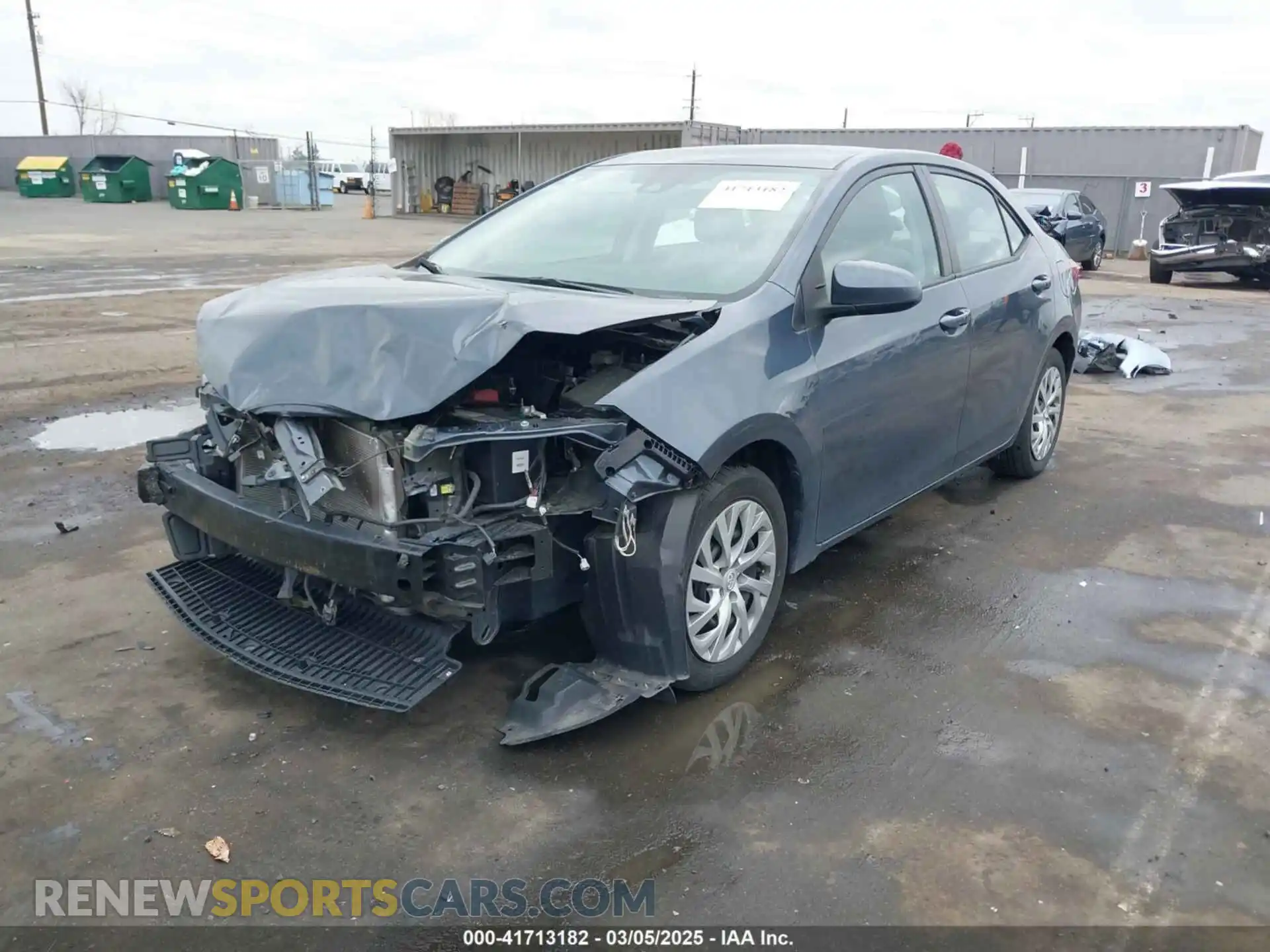2 Photograph of a damaged car 2T1BURHEXKC212172 TOYOTA COROLLA 2019