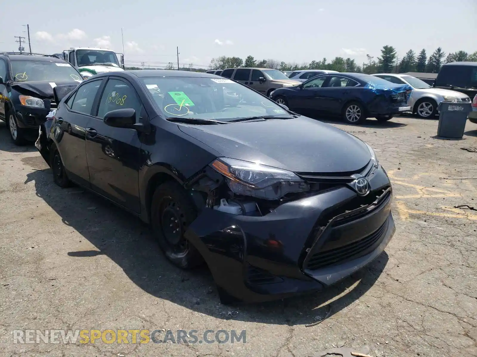 1 Photograph of a damaged car 2T1BURHEXKC212754 TOYOTA COROLLA 2019