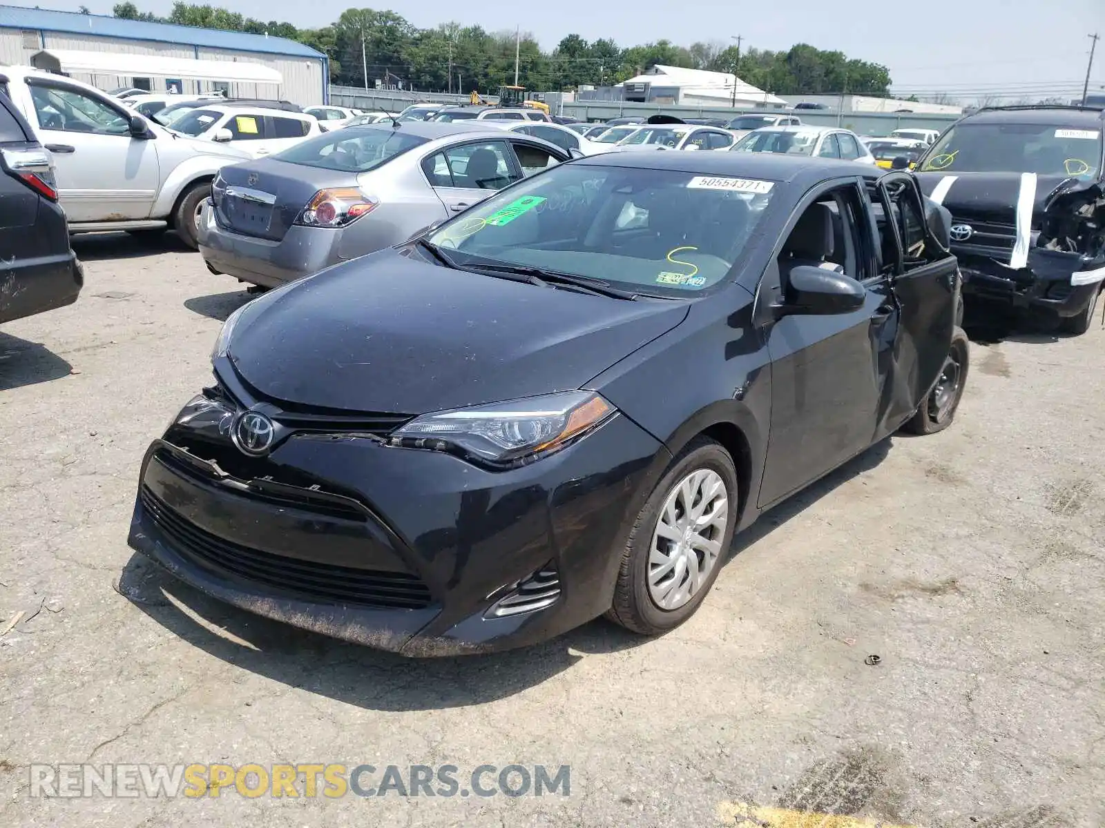 2 Photograph of a damaged car 2T1BURHEXKC212754 TOYOTA COROLLA 2019