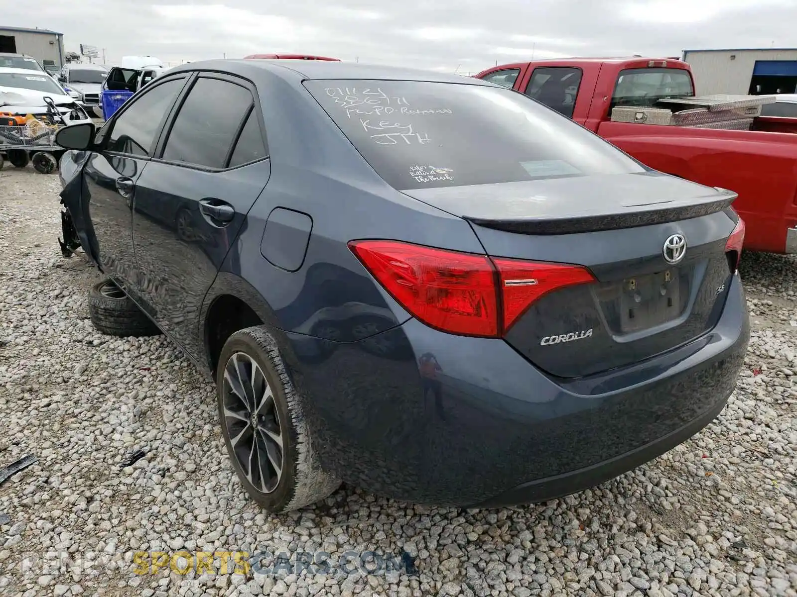 3 Photograph of a damaged car 2T1BURHEXKC214486 TOYOTA COROLLA 2019