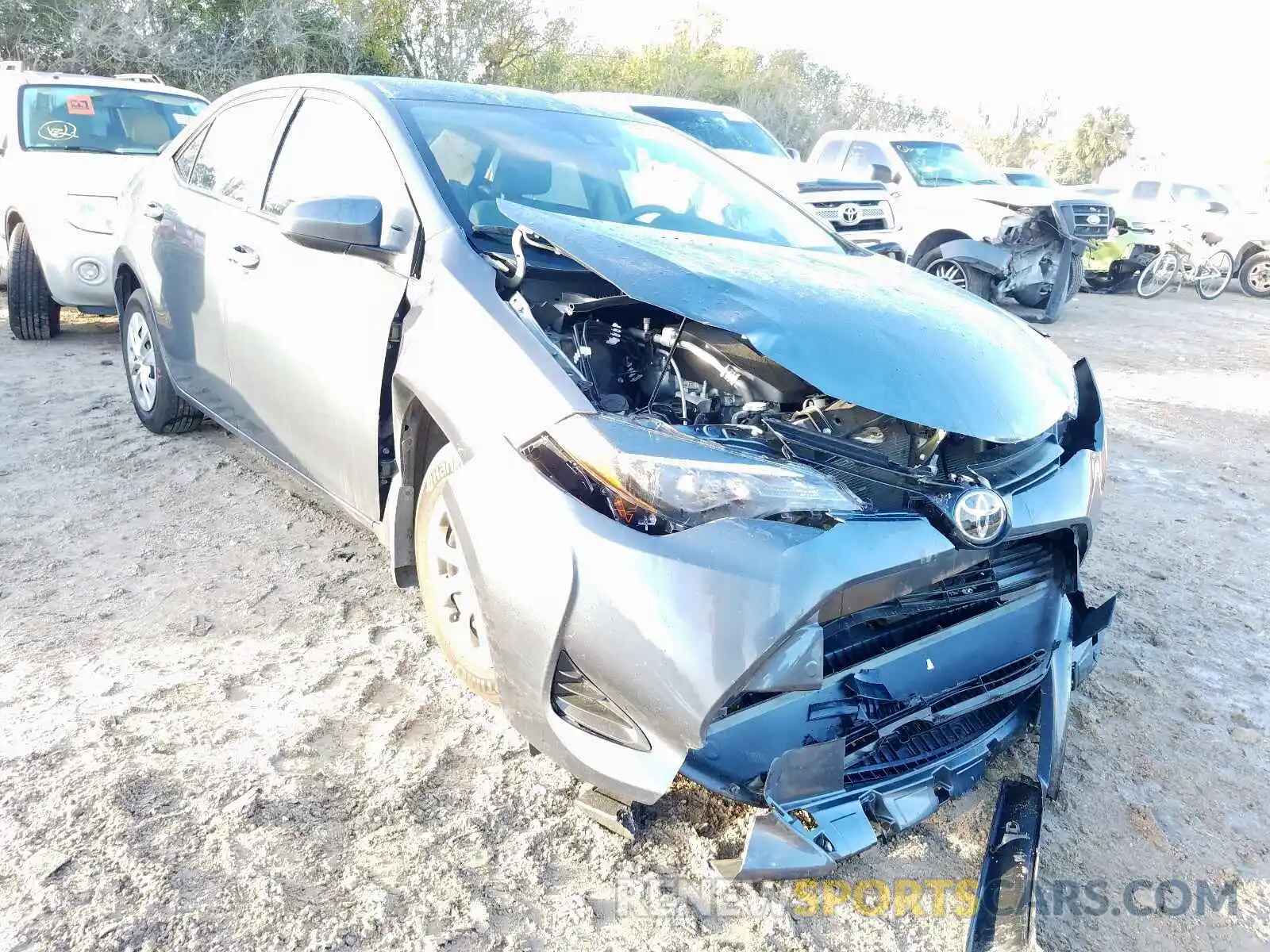 1 Photograph of a damaged car 2T1BURHEXKC215038 TOYOTA COROLLA 2019