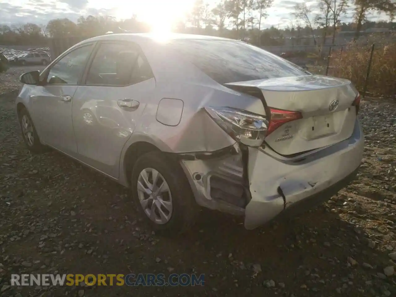 3 Photograph of a damaged car 2T1BURHEXKC215878 TOYOTA COROLLA 2019