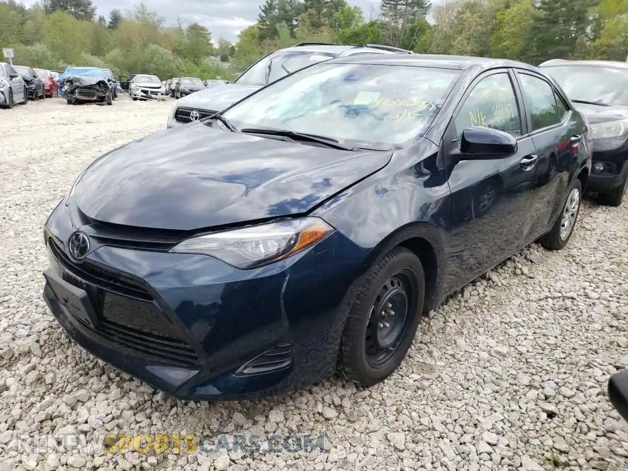 2 Photograph of a damaged car 2T1BURHEXKC217498 TOYOTA COROLLA 2019
