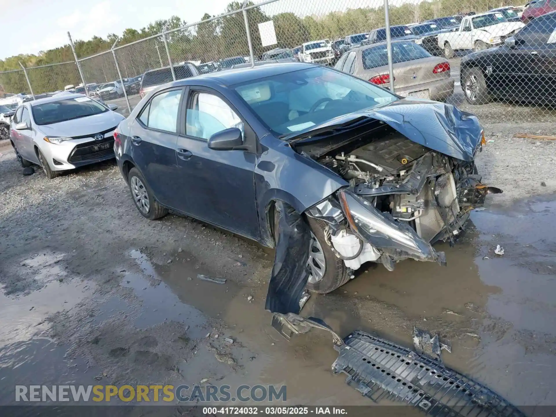 1 Photograph of a damaged car 2T1BURHEXKC217775 TOYOTA COROLLA 2019