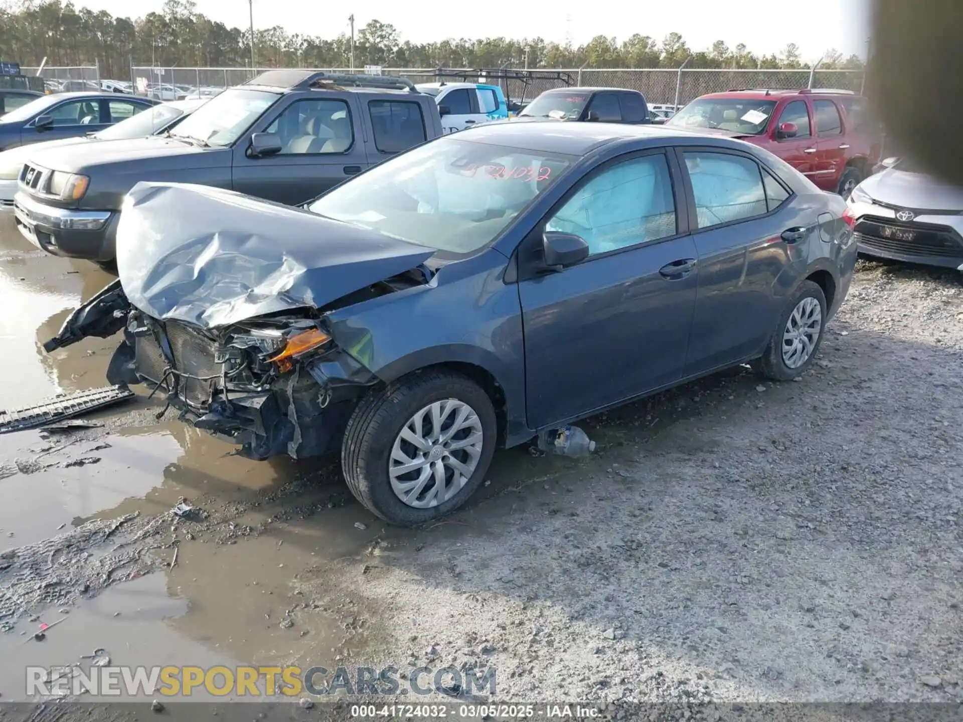 2 Photograph of a damaged car 2T1BURHEXKC217775 TOYOTA COROLLA 2019