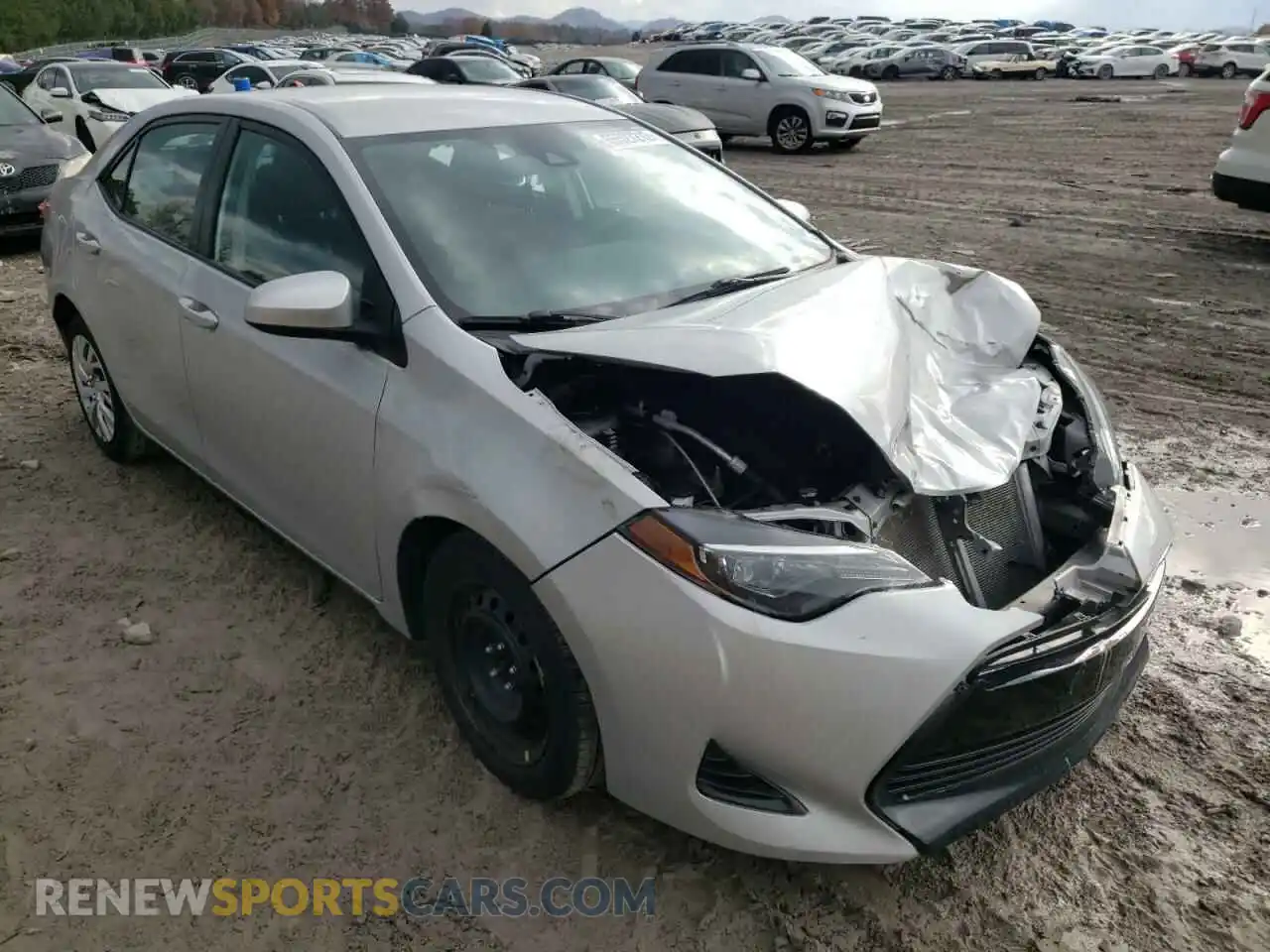 1 Photograph of a damaged car 2T1BURHEXKC221860 TOYOTA COROLLA 2019