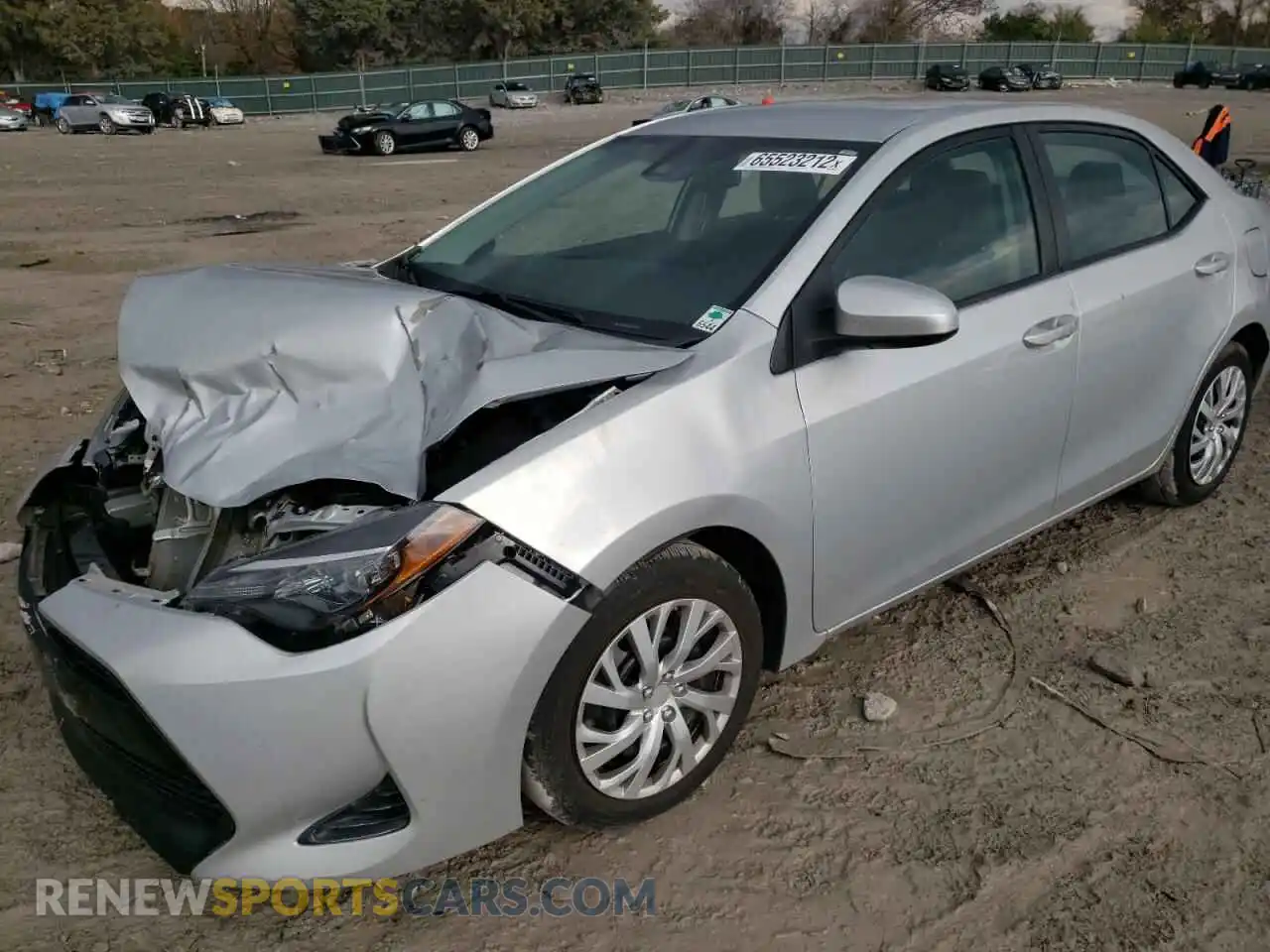 2 Photograph of a damaged car 2T1BURHEXKC221860 TOYOTA COROLLA 2019
