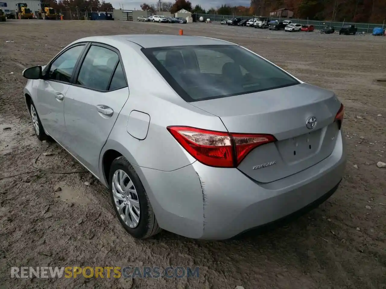 3 Photograph of a damaged car 2T1BURHEXKC221860 TOYOTA COROLLA 2019