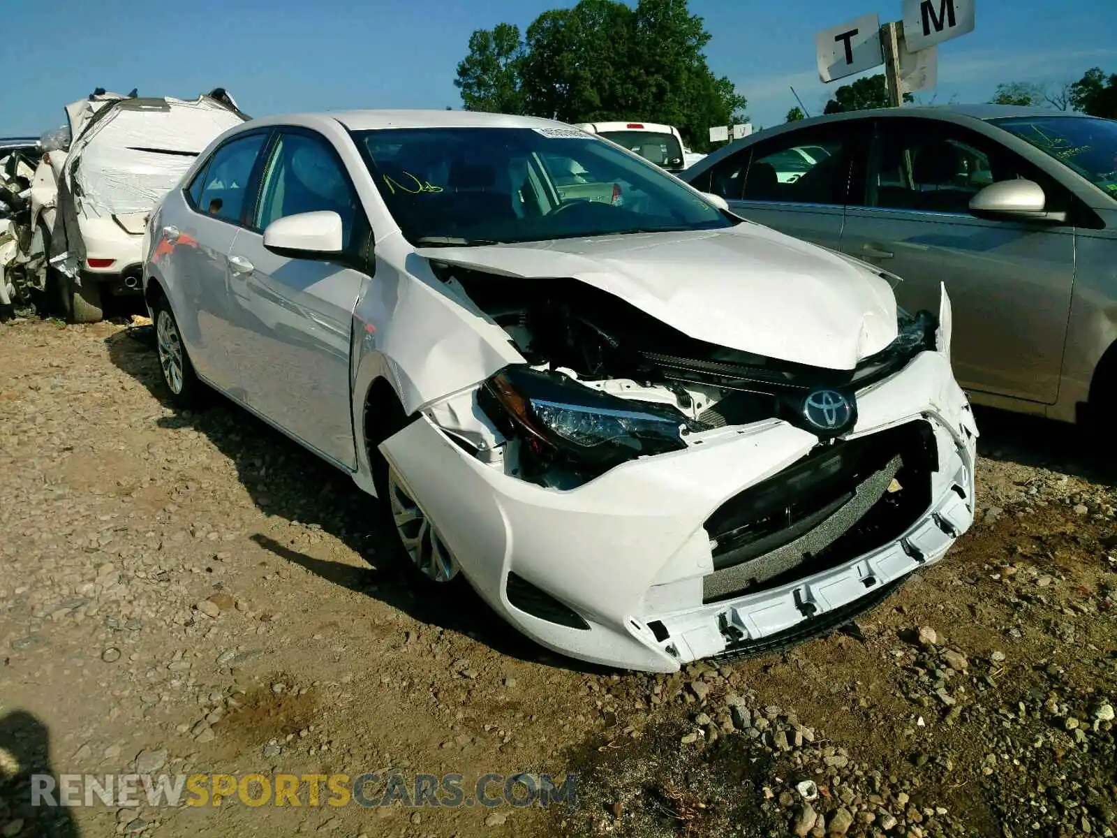 1 Photograph of a damaged car 2T1BURHEXKC222734 TOYOTA COROLLA 2019