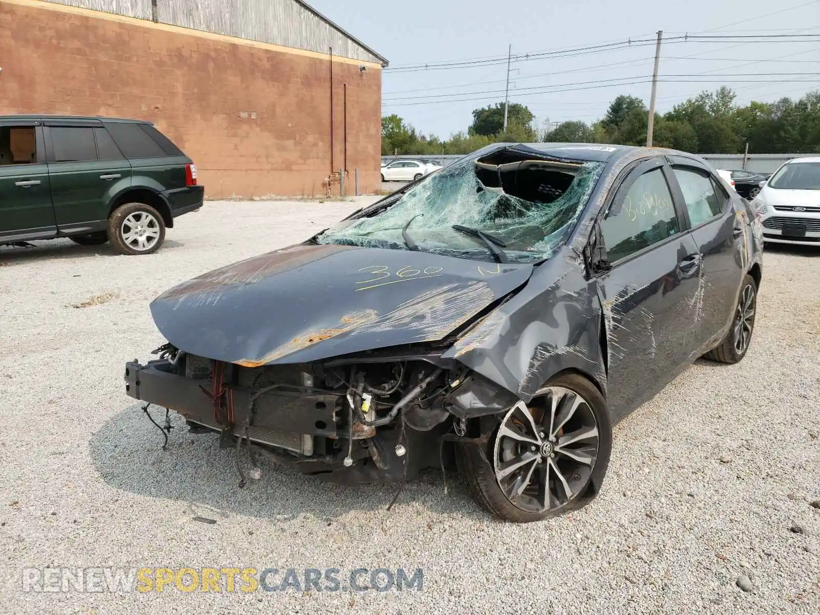 2 Photograph of a damaged car 2T1BURHEXKC224113 TOYOTA COROLLA 2019